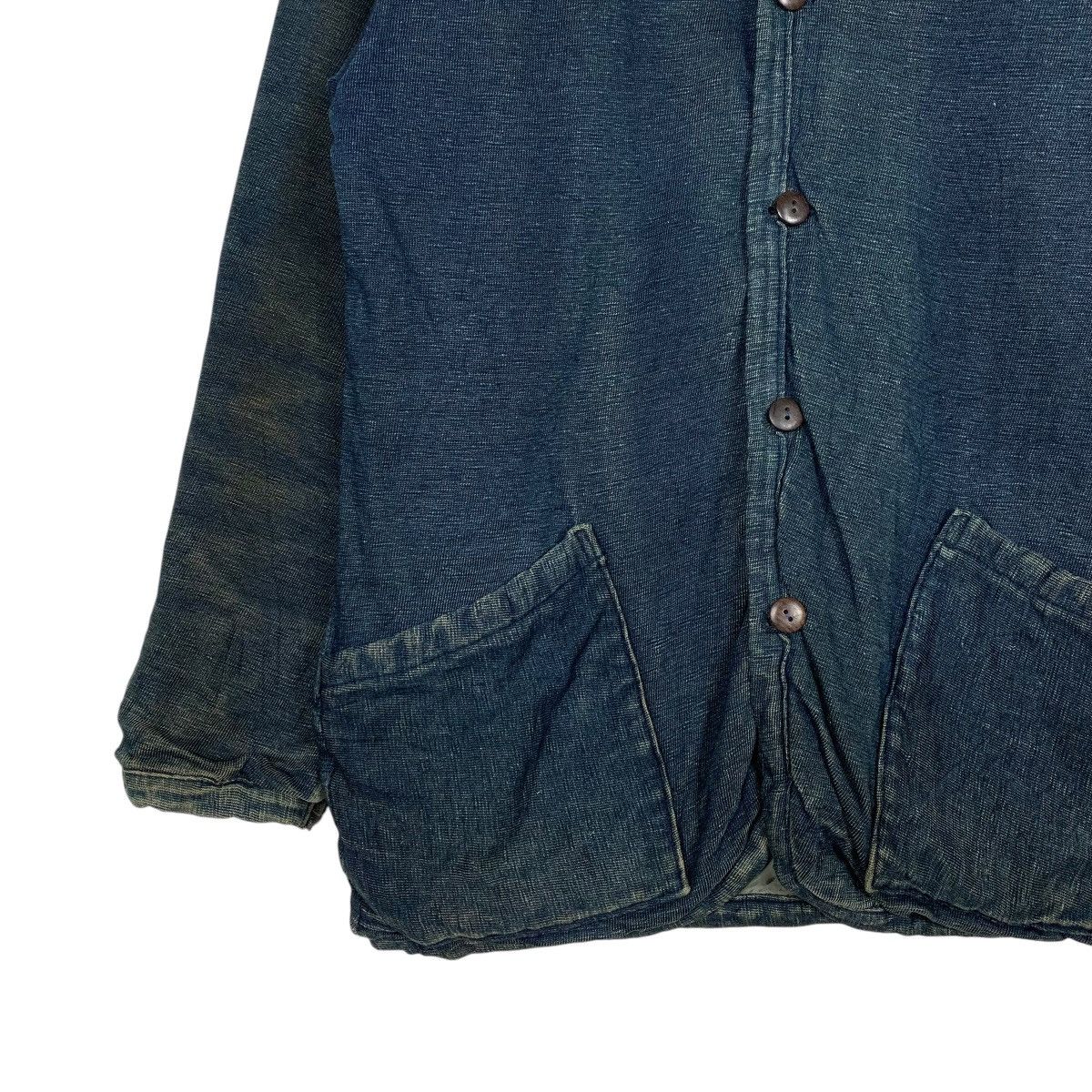 45rpm Vintage 45rpm Sashiko Indigo Denim Reversible Jacket Size US S / EU 44-46 / 1 - 3 Thumbnail