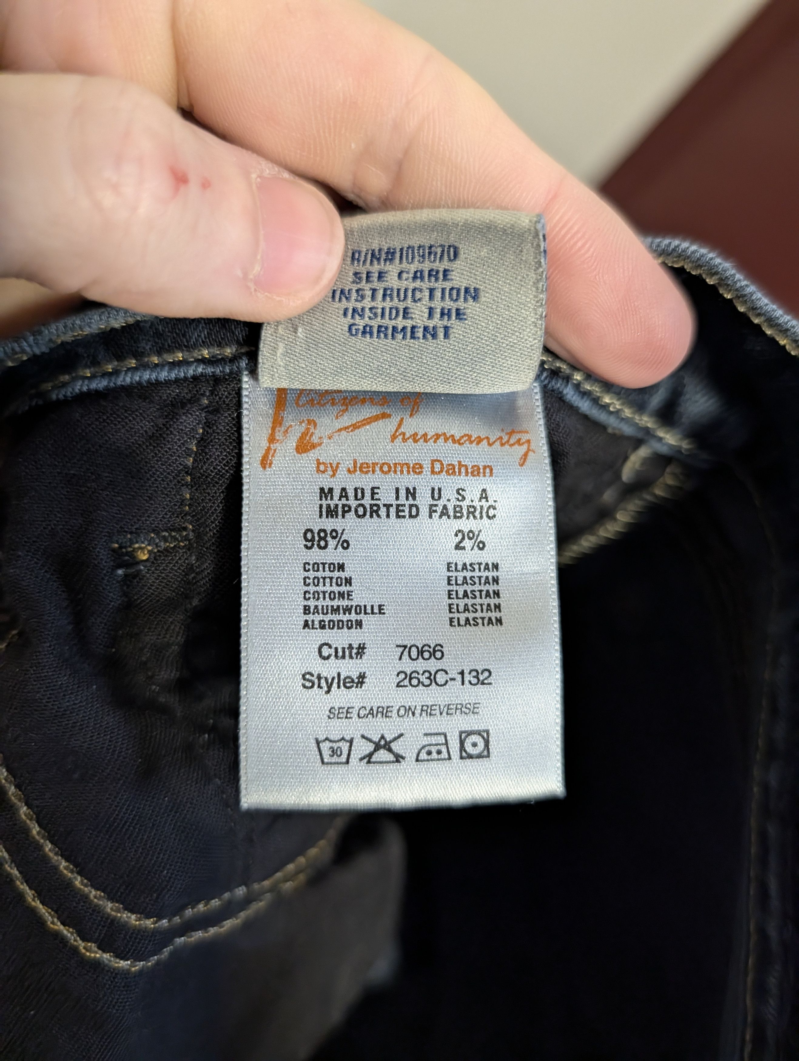Citizens Of Humanity Flared bootcut made in USA blue denim jeans 32 Size 32" / US 10 / IT 46 - 13 Thumbnail