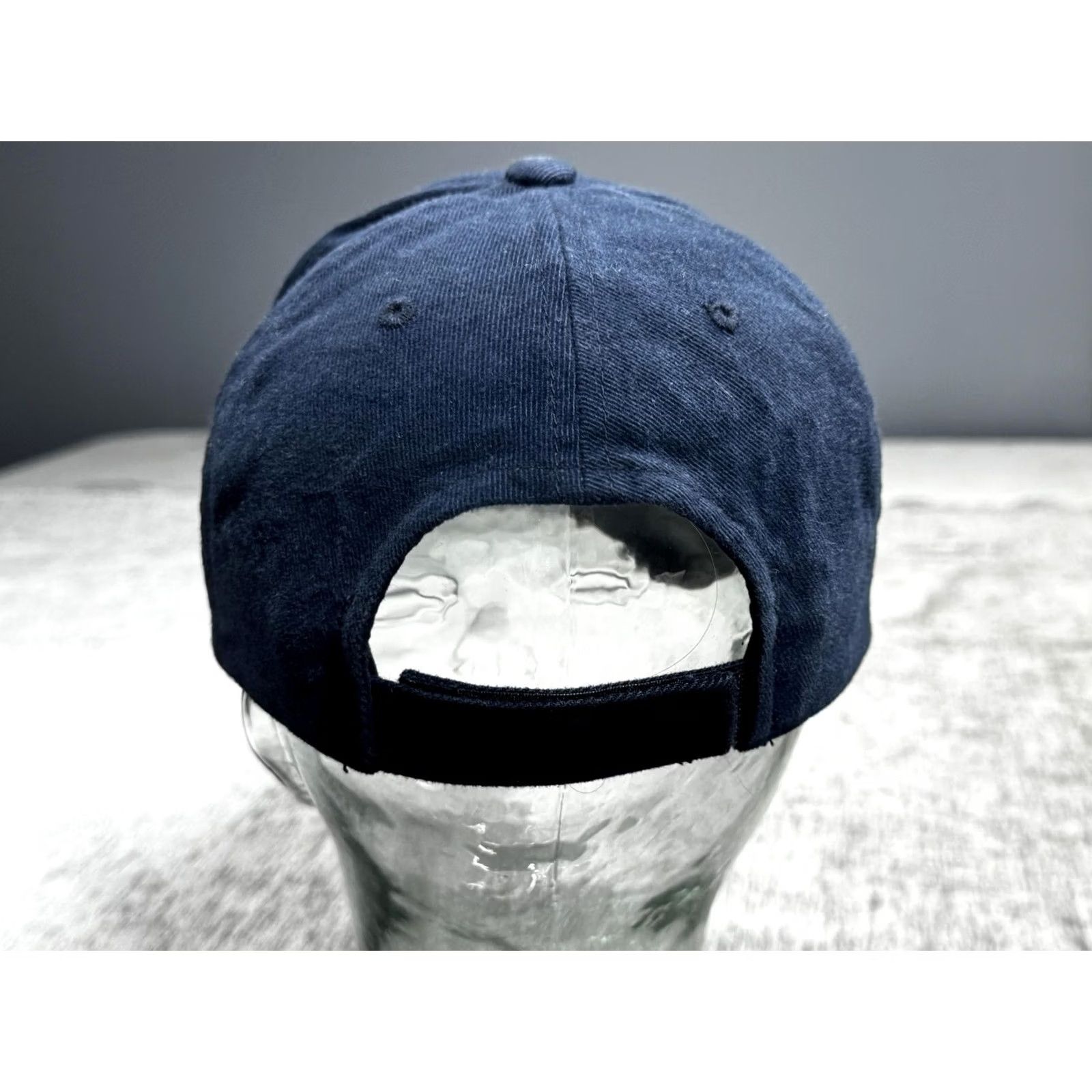 Vintage VINTAGE Alpha Delta Pi Hat Cap Strap Back One Size Blue Womens Sorority Greek College Size ONE SIZE - 4 Thumbnail