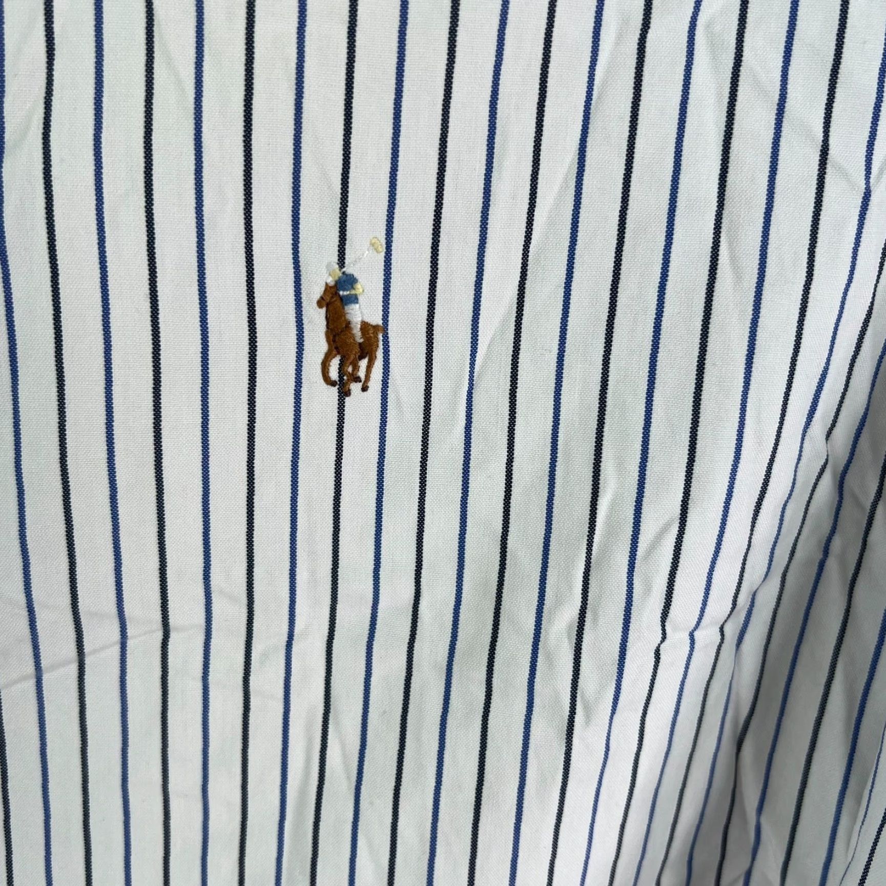 Ralph Lauren Ralph Lauren Shirt Mens Size 16 X33 Striped White/Blue Button-Down Size US L / EU 52-54 / 3 - 3 Thumbnail