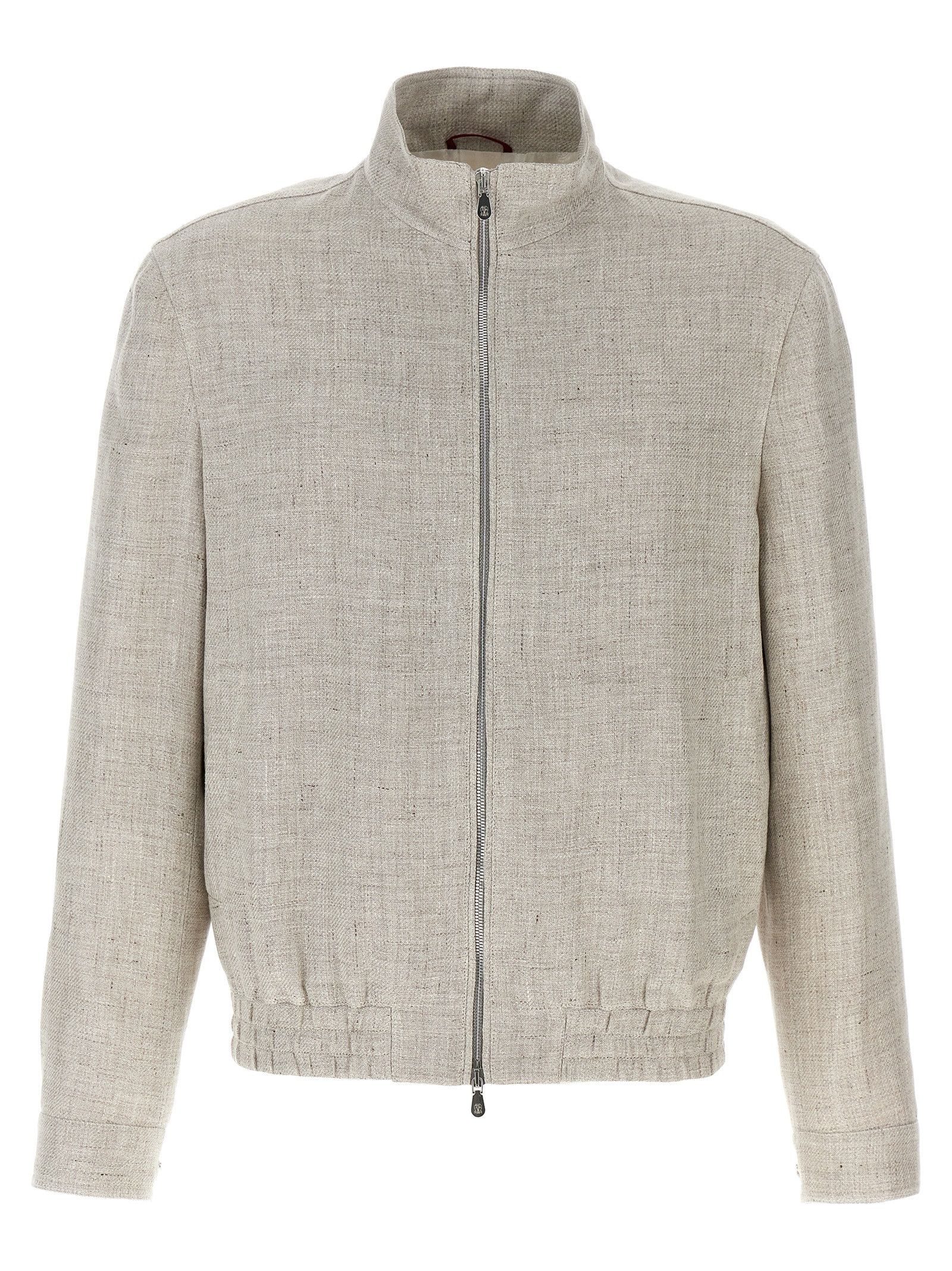 Brunello Cucinelli Diagonal Bomber Jacket Size US M / EU 48-50 / 2 - 1 Thumbnail