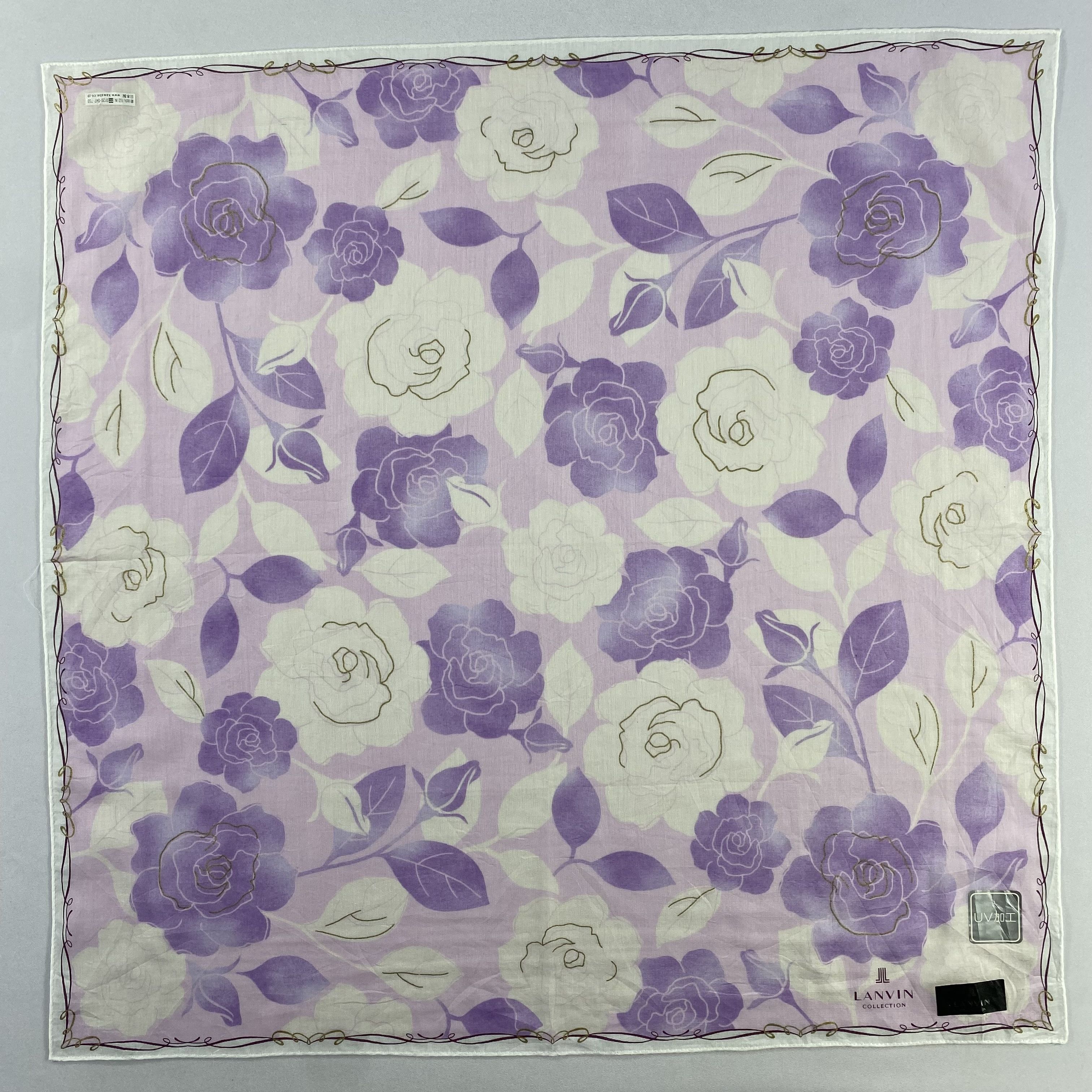 Lanvin × Vintage Lanvin Handkerchief / Neckerchief / Bandana-P1559 Size ONE SIZE - 1 Thumbnail
