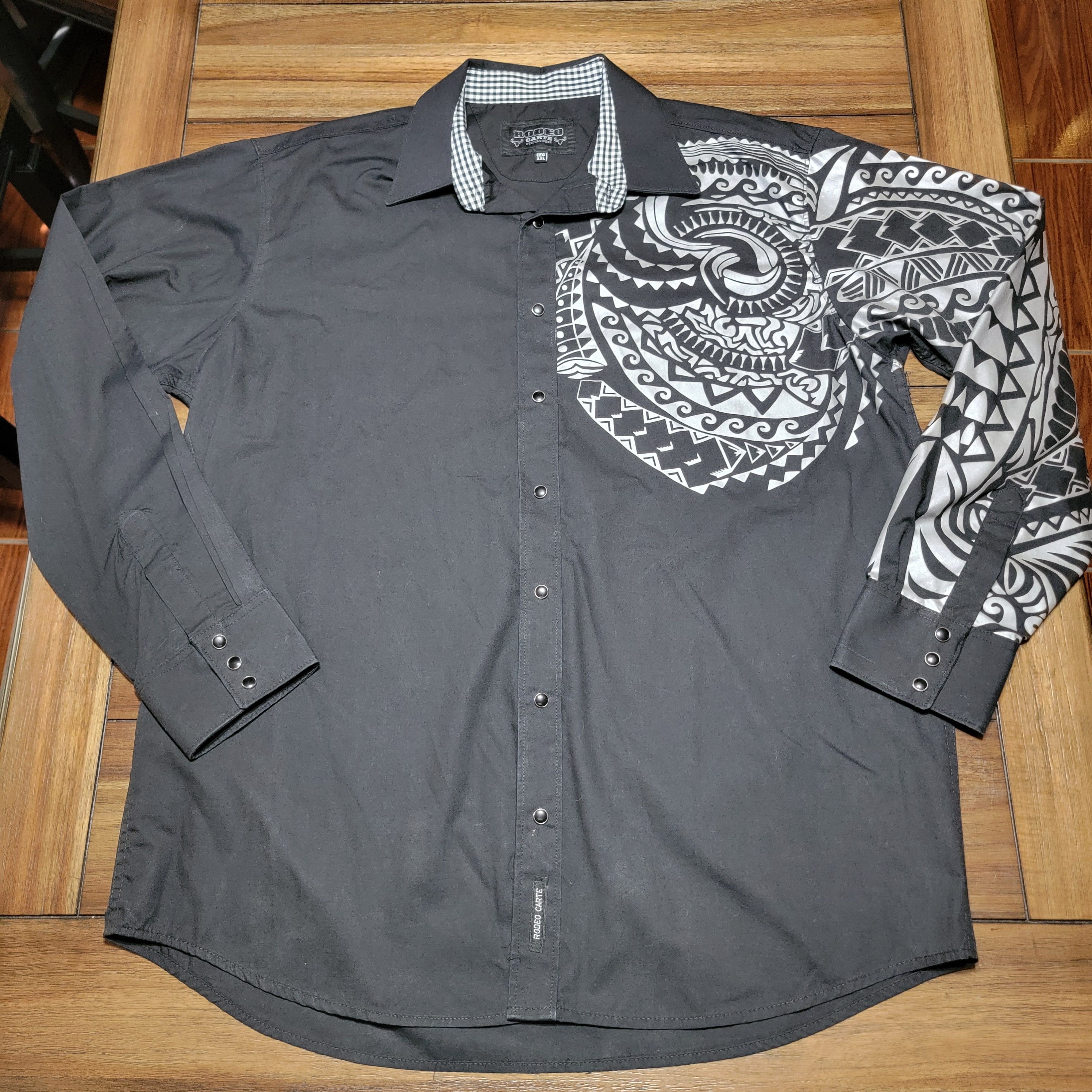 Other Rodeo Carte LS Pearl Snap Western Tribal Shirt - Size XXL Size US XXL / EU 58 / 5 - 1 Thumbnail