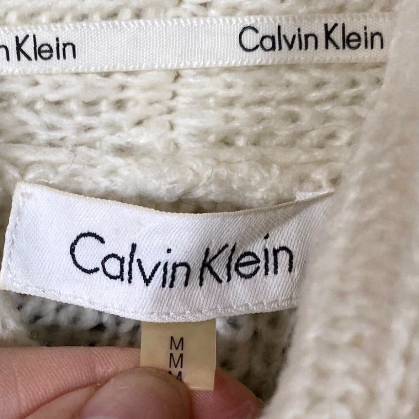 Calvin Klein Calvin Klein Womens Sweater Multicolored Ombre Cowl Neck Mohair Wool Blend M Size M / US 6-8 / IT 42-44 - 4 Thumbnail