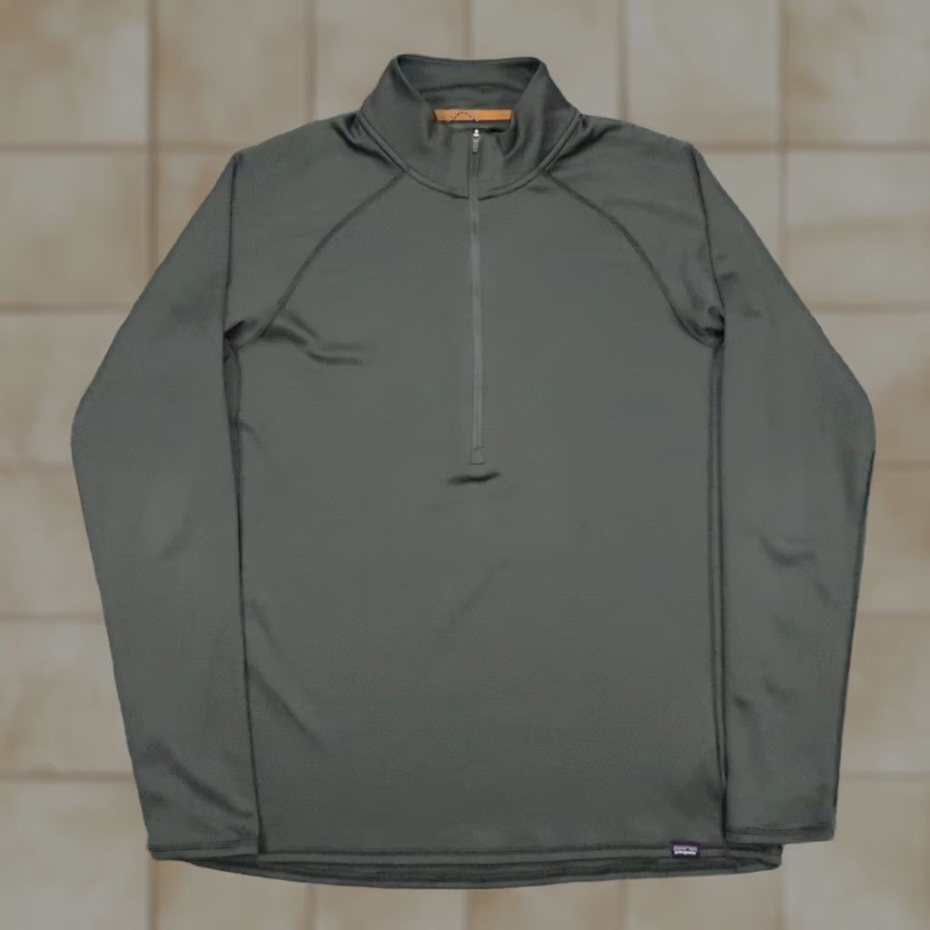 Patagonia Patagonia Pullover Mens Large Gray Quarter Zip Performance Capilene Midweight Shirt MaximizeSearch Size US L / EU 52-54 / 3 - 1 Thumbnail