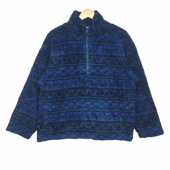 BOSSY HILL International Navajo Aztec Fleece Jacket