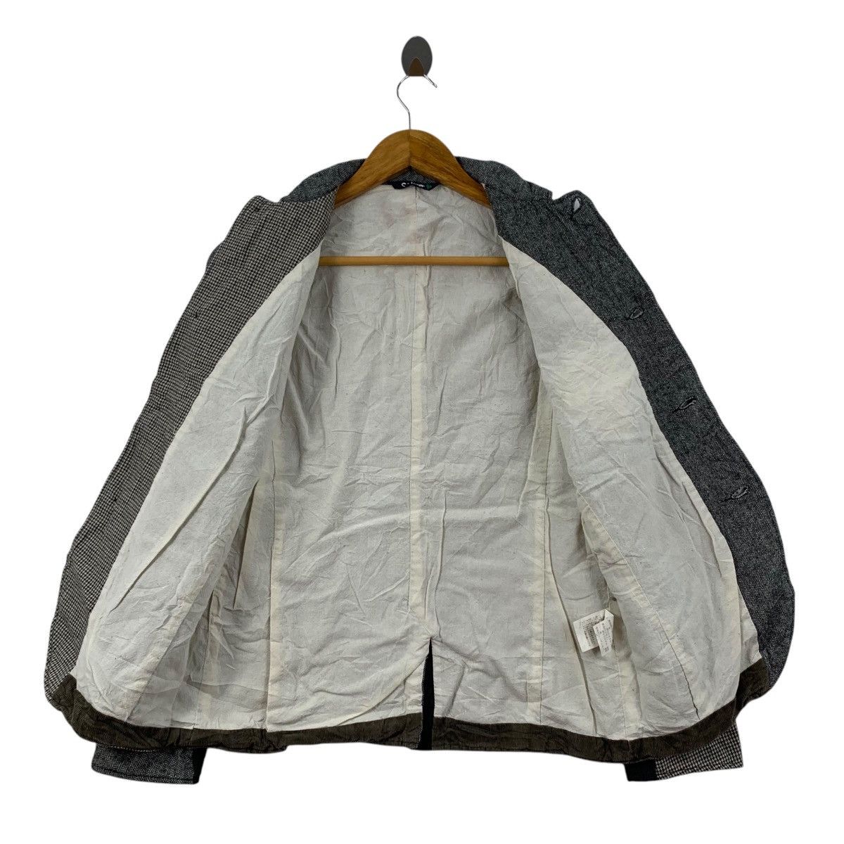 Japanese Brand CALINEr Japanese Brand Patchwork Style Button Up Coat Jacket Size US S / EU 44-46 / 1 - 3 Thumbnail
