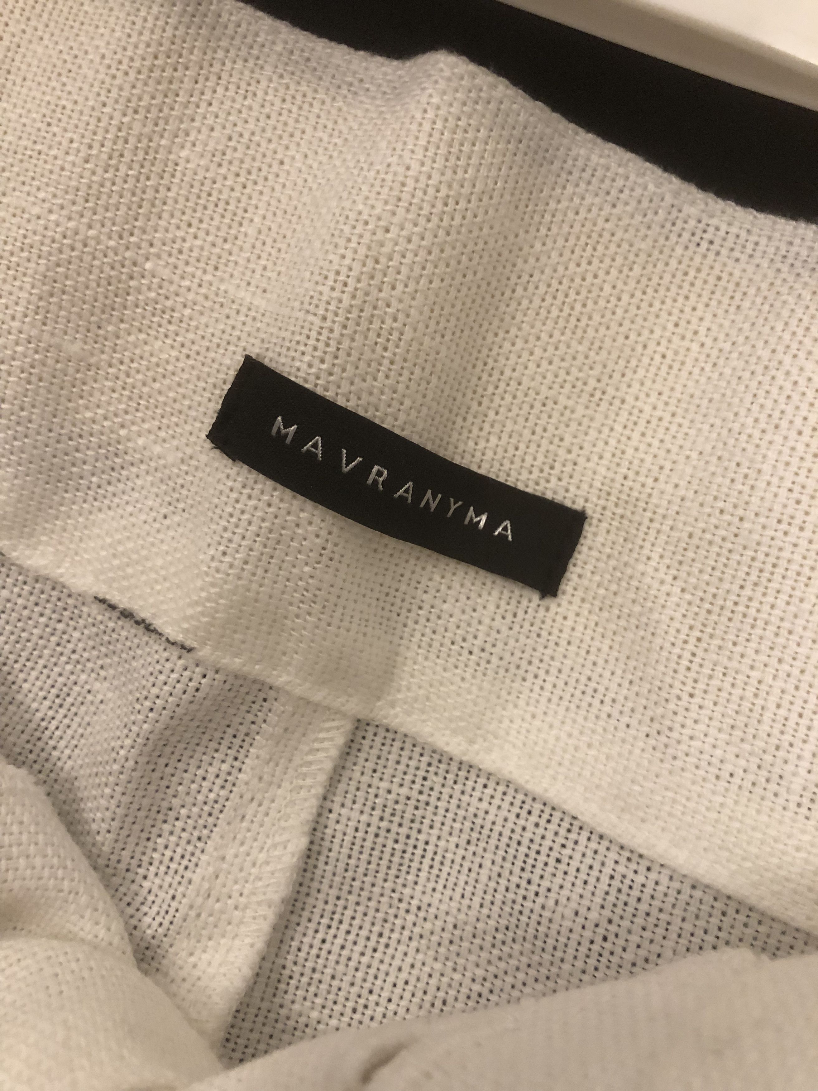 Mavranyma MAVRANYMA - Heavy linen cropped pants Size US 32 / EU 48 - 3 Thumbnail
