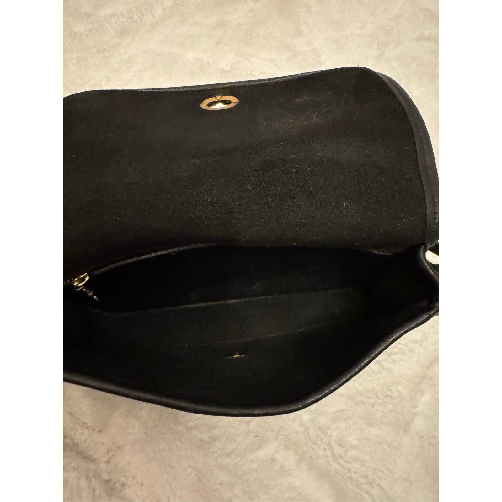Coach Beautiful Rich Black Vintage 1990s Coach 2065 Dinky Purse Size ONE SIZE - 8 Thumbnail