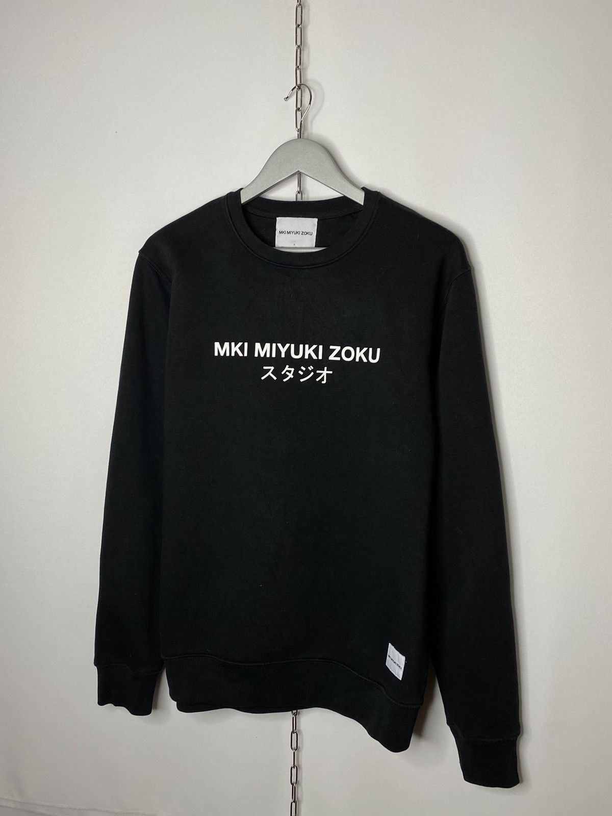 Mki Miyuki Zoku Mki-Miyuki-Zoku Big Logo Sweatshirt Pullover Black Size US L / EU 52-54 / 3 - 2 Thumbnail