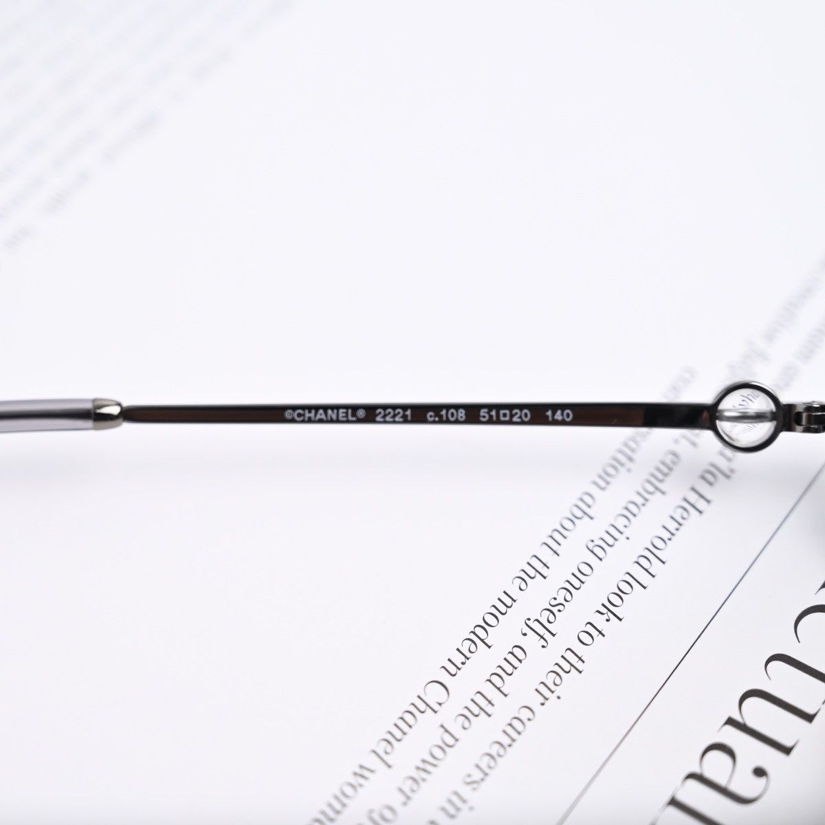 Chanel CHANEL 0CH2221 C108 GLASSES Size ONE SIZE - 4 Thumbnail
