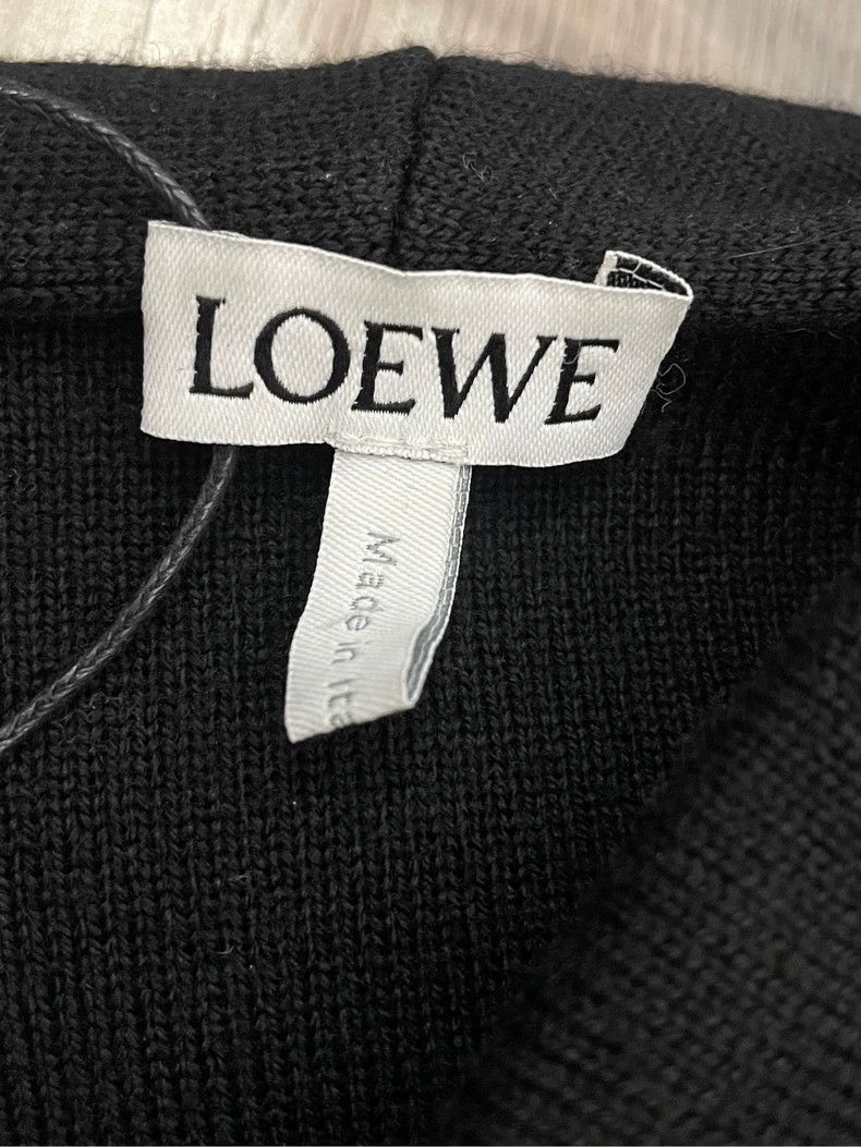 Loewe loewe Black large back logo wool zip-up jacket 2506-Nextarr Size US L / EU 52-54 / 3 - 6 Thumbnail