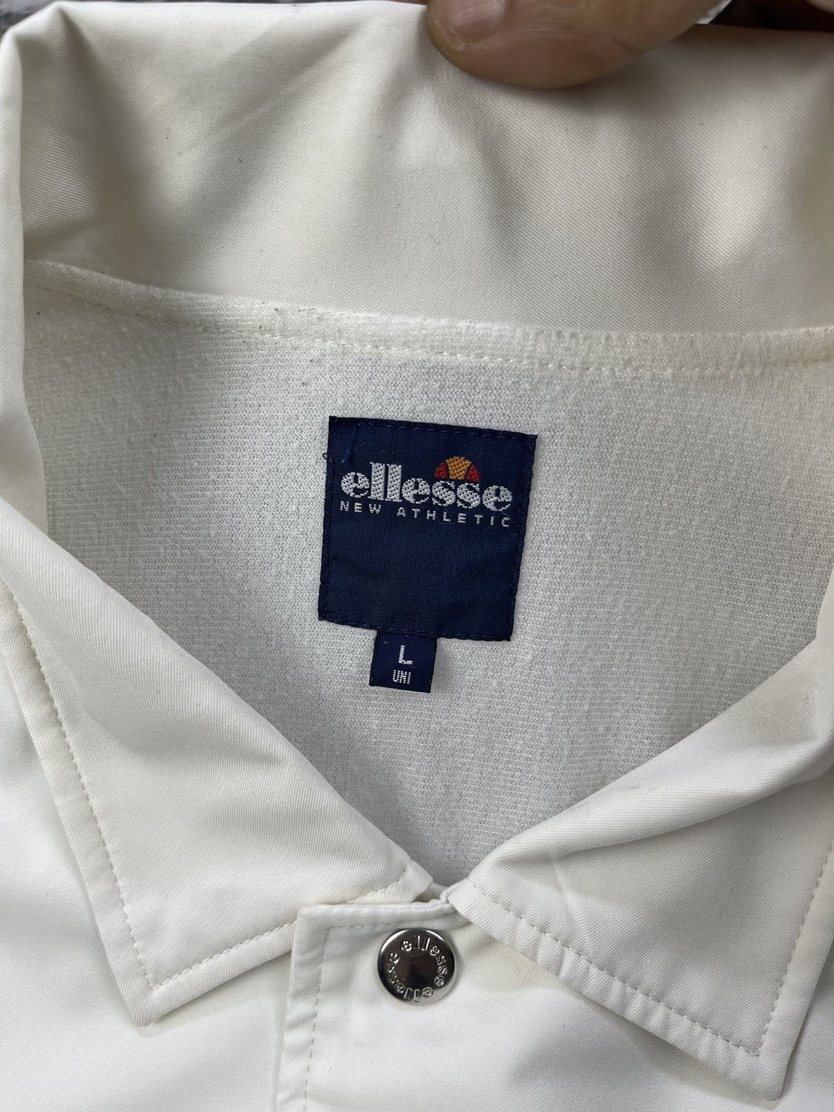 Ellesse Vintage Ellesse Button Up Windbreaker Coach Jackets Size US L / EU 52-54 / 3 - 12 Thumbnail