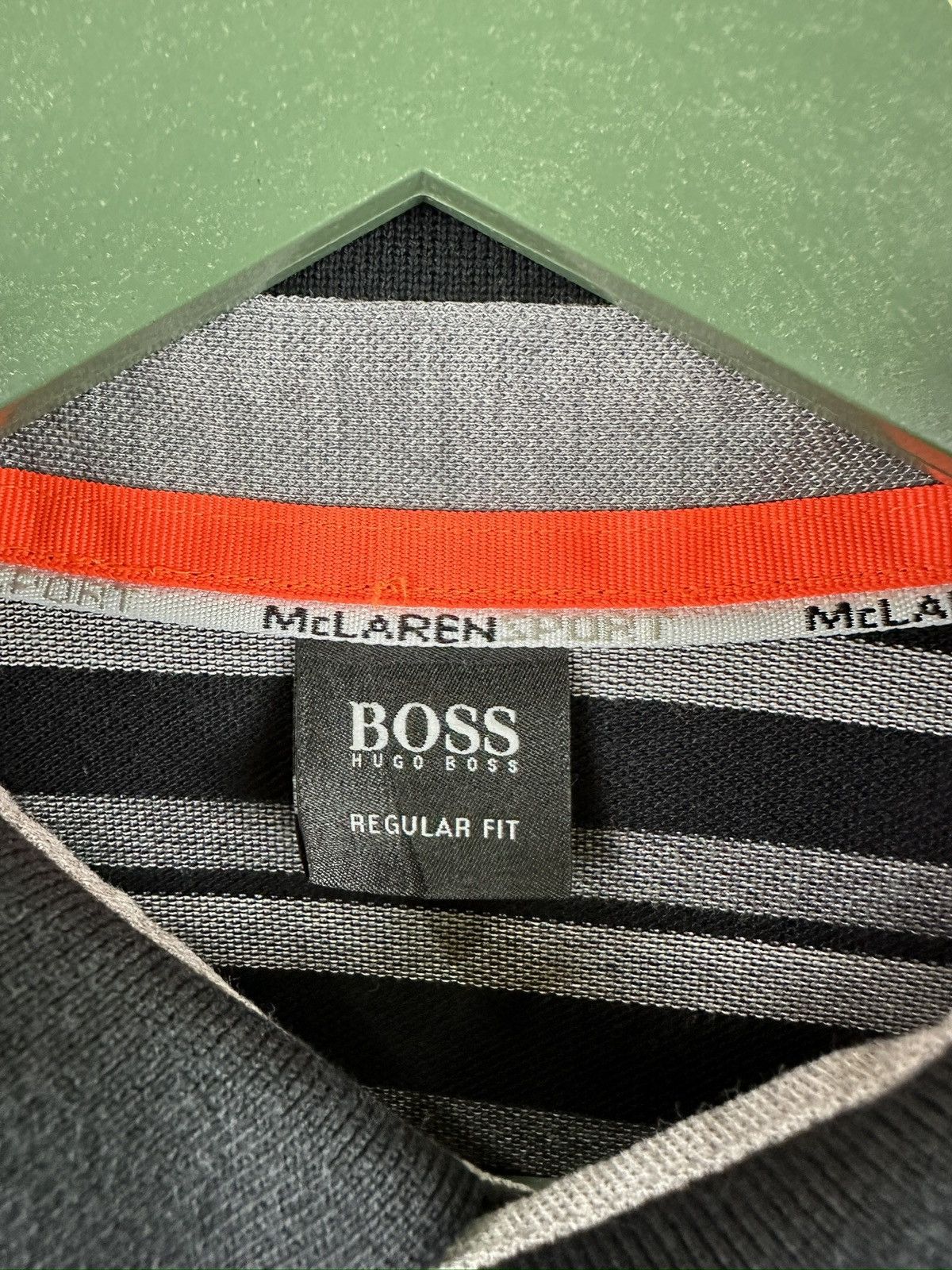 Hugo Boss × Malcolm McLaren Hugo Boss X Mc Laren Sport Stripe Polo Shirt A187 Size US M / EU 48-50 / 2 - 5 Thumbnail