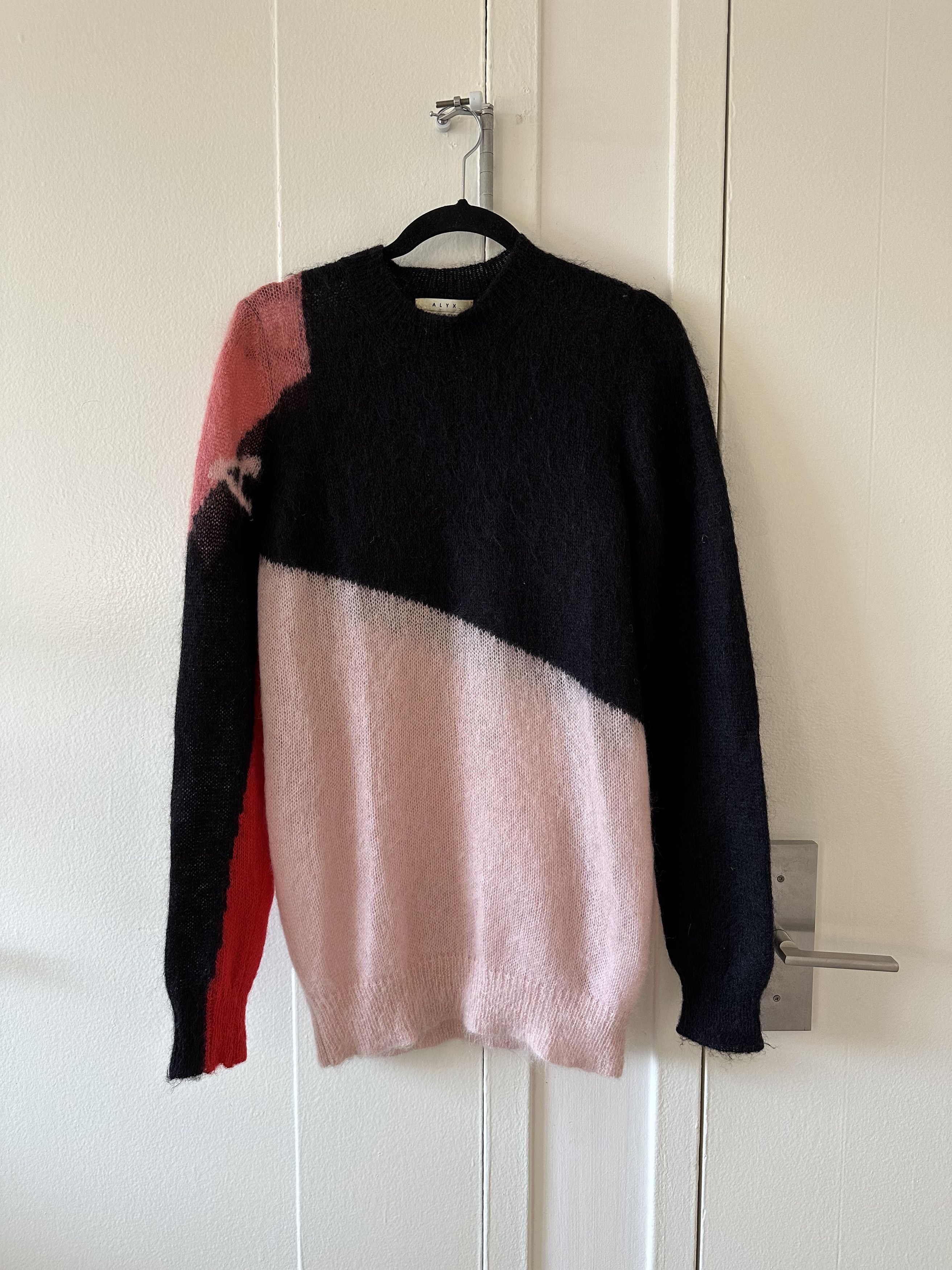 1017 ALYX 9SM × Alyx 1017 ALYX 9SM Mohair Abstract Knit Sweater 