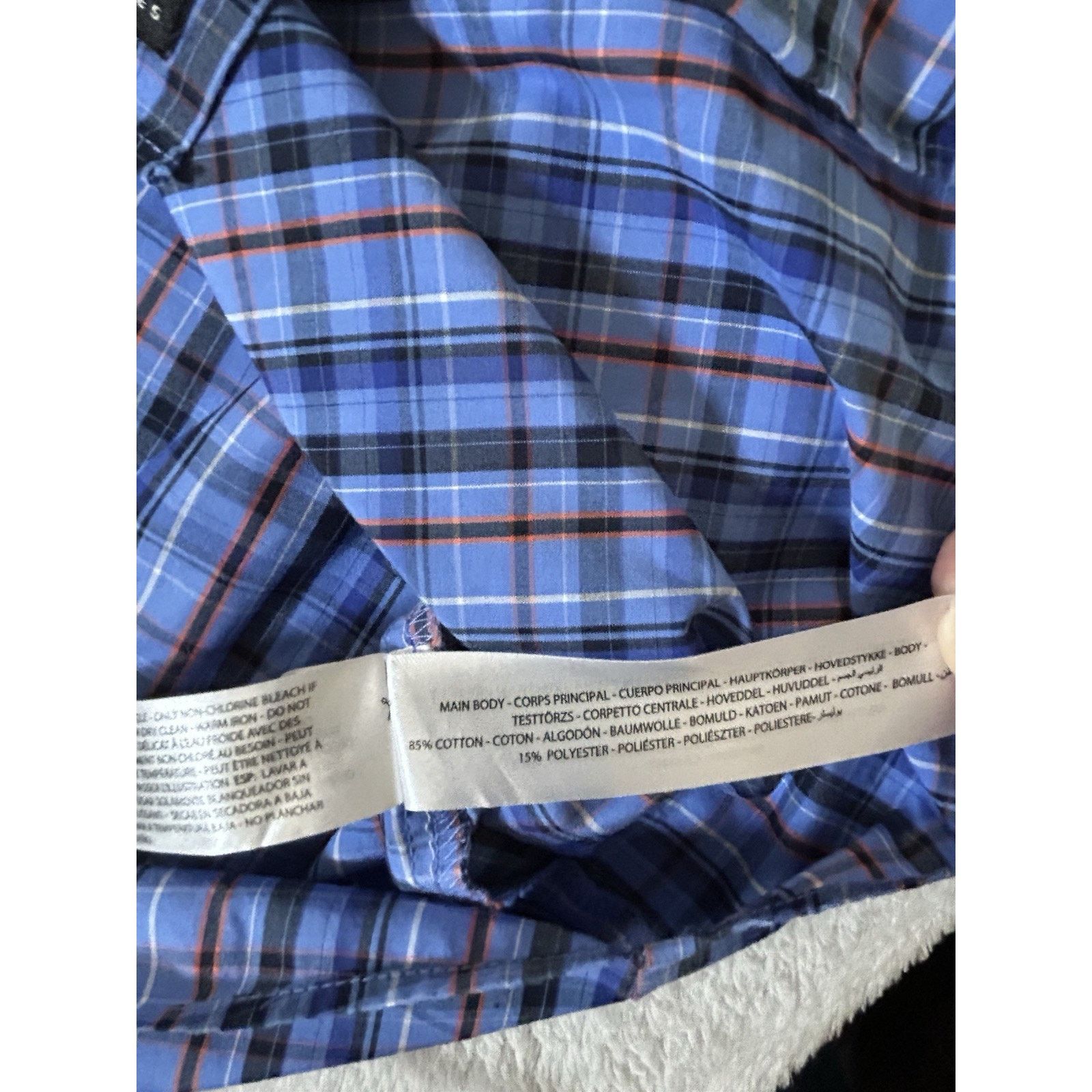 Ariat ariat pro series button down shirt mens L Blue Plaid Size US L / EU 52-54 / 3 - 7 Thumbnail