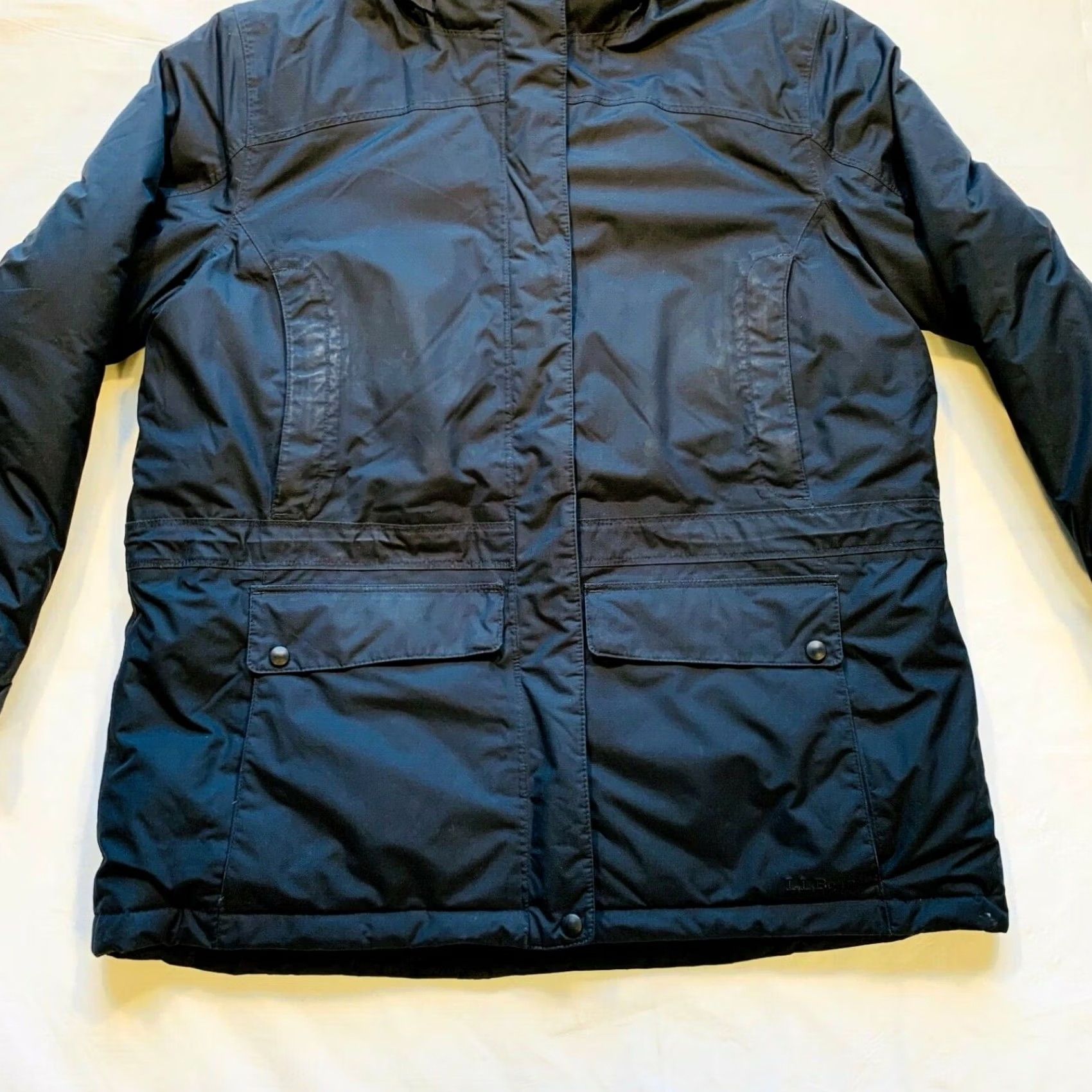 Vintage L.L. Bean Baxter State Parka Jacket Down Coat Insulated Waterproof Hooded Black XL Women Parka Jacket Falls, Winter, Outdoor Womens Size XL / US 12-14 / IT 48-50 - 6 Thumbnail
