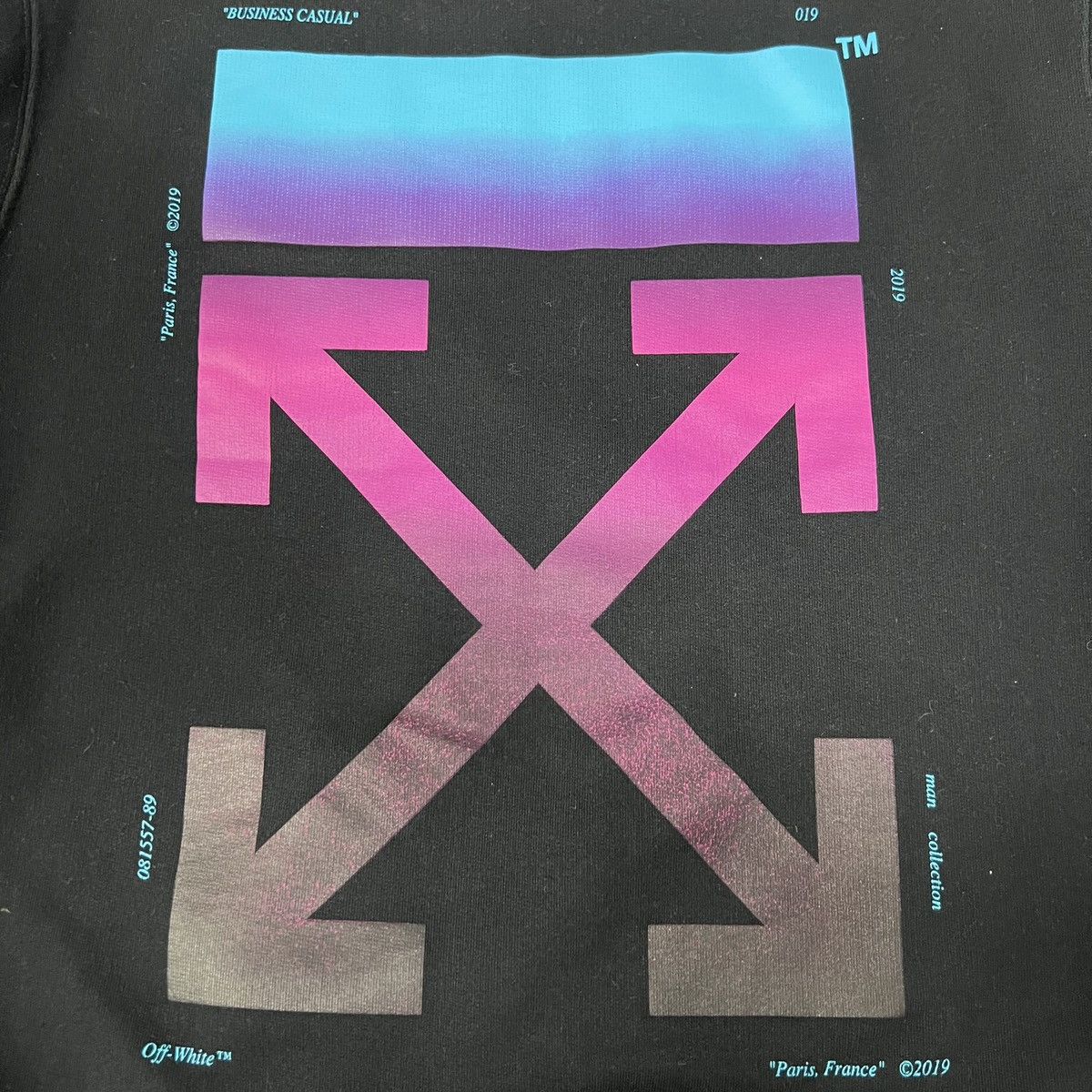 Off-White OFF-WHITE FW18 DIAGONAL GRADIENT SWEATSHIRT Size US M / EU 48-50 / 2 - 4 Thumbnail