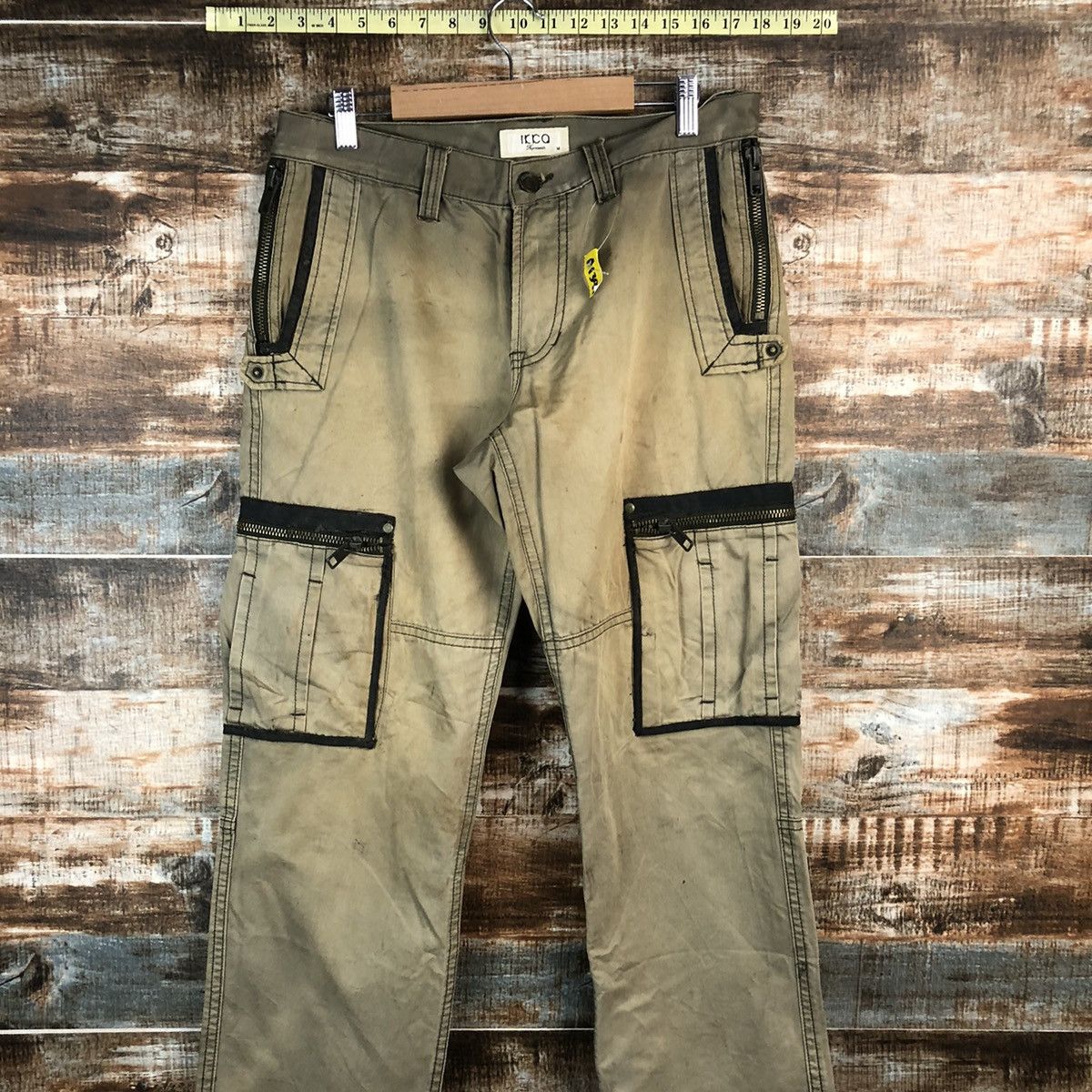 Faded Glory Ikca utility tactical punk Cargo Multipocket Pants #A1399 Size US 31 - 5 Thumbnail