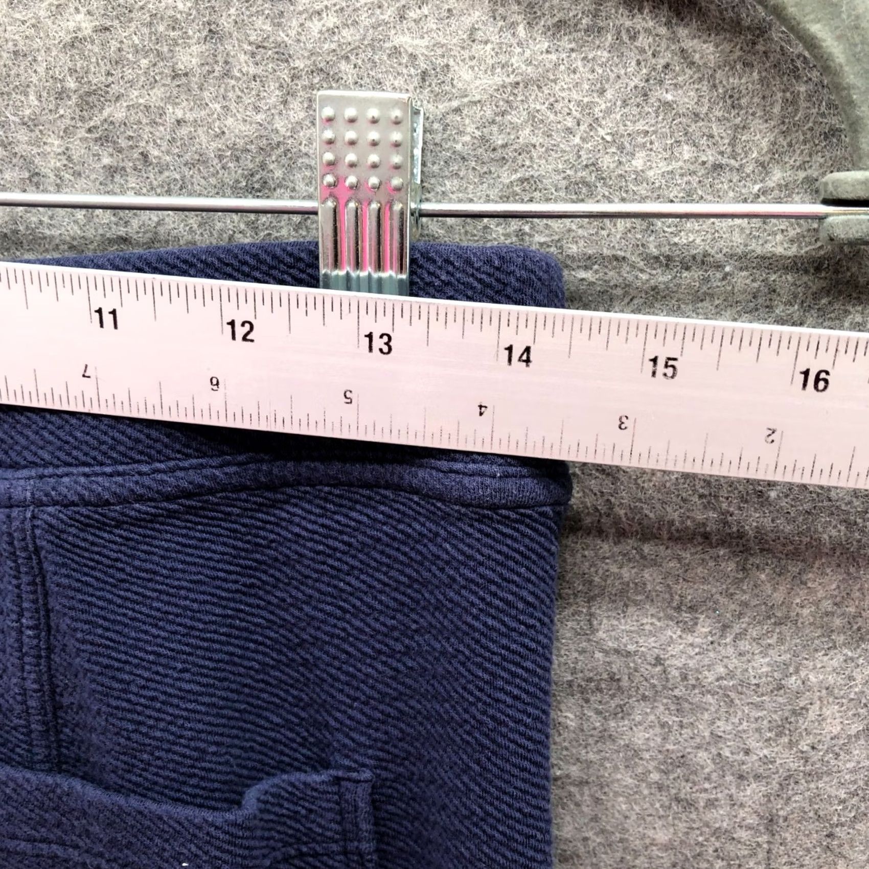 Vintage Offline Aerie High Rise Flare Yoga Pants Womens L Blue Textured Sweatpants Size 36" / US 14 / IT 50 - 5 Thumbnail