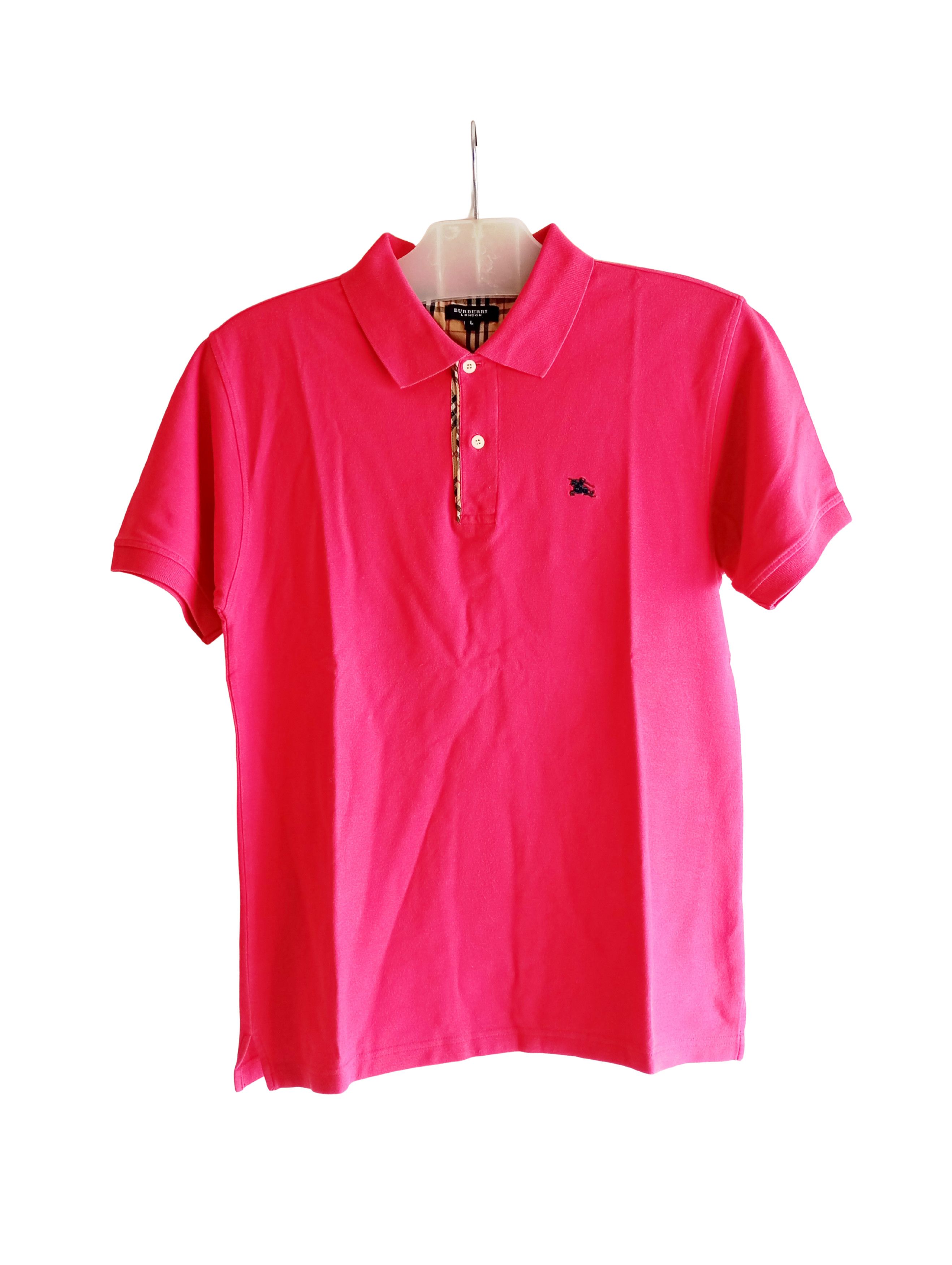 Burberry Vintage Burberry Nova Check Polo Shirt Made In Hongkong Size L / US 10 / IT 46 - 1 Thumbnail