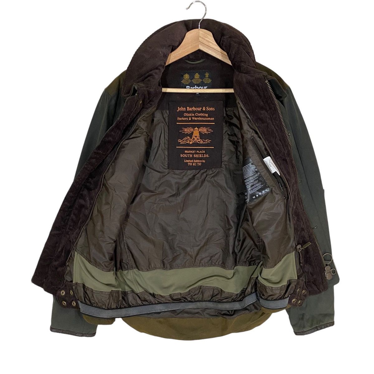 🔥BARBOUR TOKITO “SPEY FISHING' TACTICAL POCKET WAXED JACKET