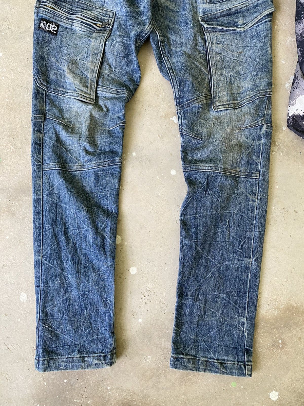 Japanese Brand Slash Wearable Gear Utility Denim & Camo Jacket Size US 30 / EU 46 - 3 Thumbnail