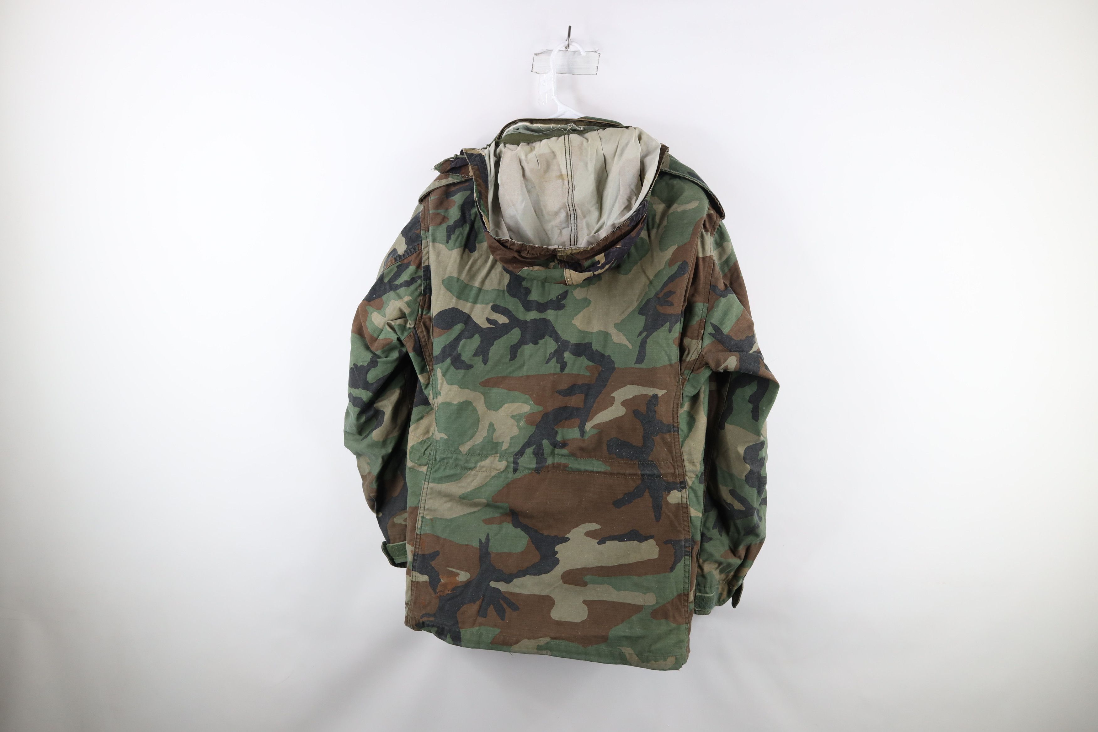 Alpha Industries × Vintage Vintage 80s Alpha Industries Camouflage Field Jacket Size US M / EU 48-50 / 2 - 11 Thumbnail