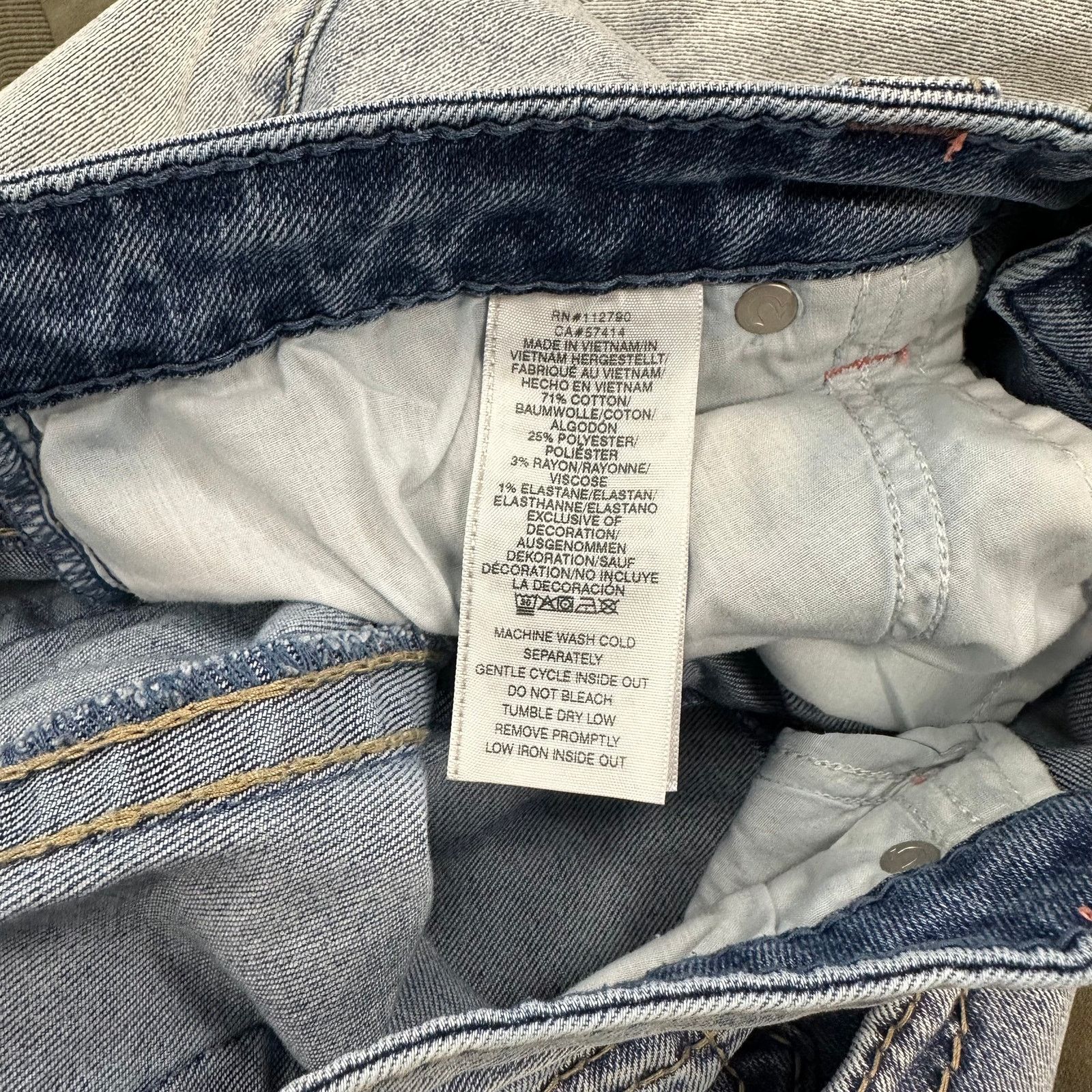 True Religion True Religion Stella Mid Rise Skinny Jeans Pants Size 34 B20 Size US 34 / EU 50 - 9 Thumbnail
