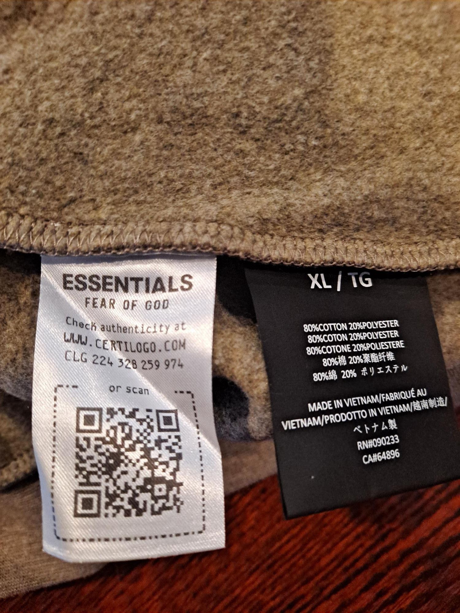 Essentials Essentials Fleece Hoodie (FW24) Heather Gray Size XL Size US XL / EU 56 / 4 - 4 Thumbnail