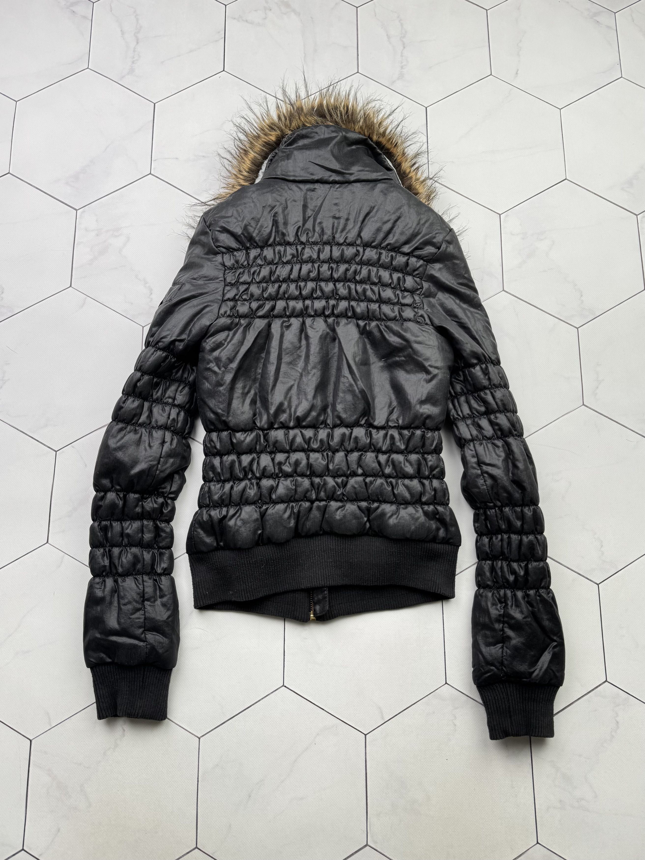 Adidas Adidas Neo Vintage Cropped Jacket With Faux Fur Neck (B203) Size XS / US 0-2 / IT 36-38 - 12 Thumbnail