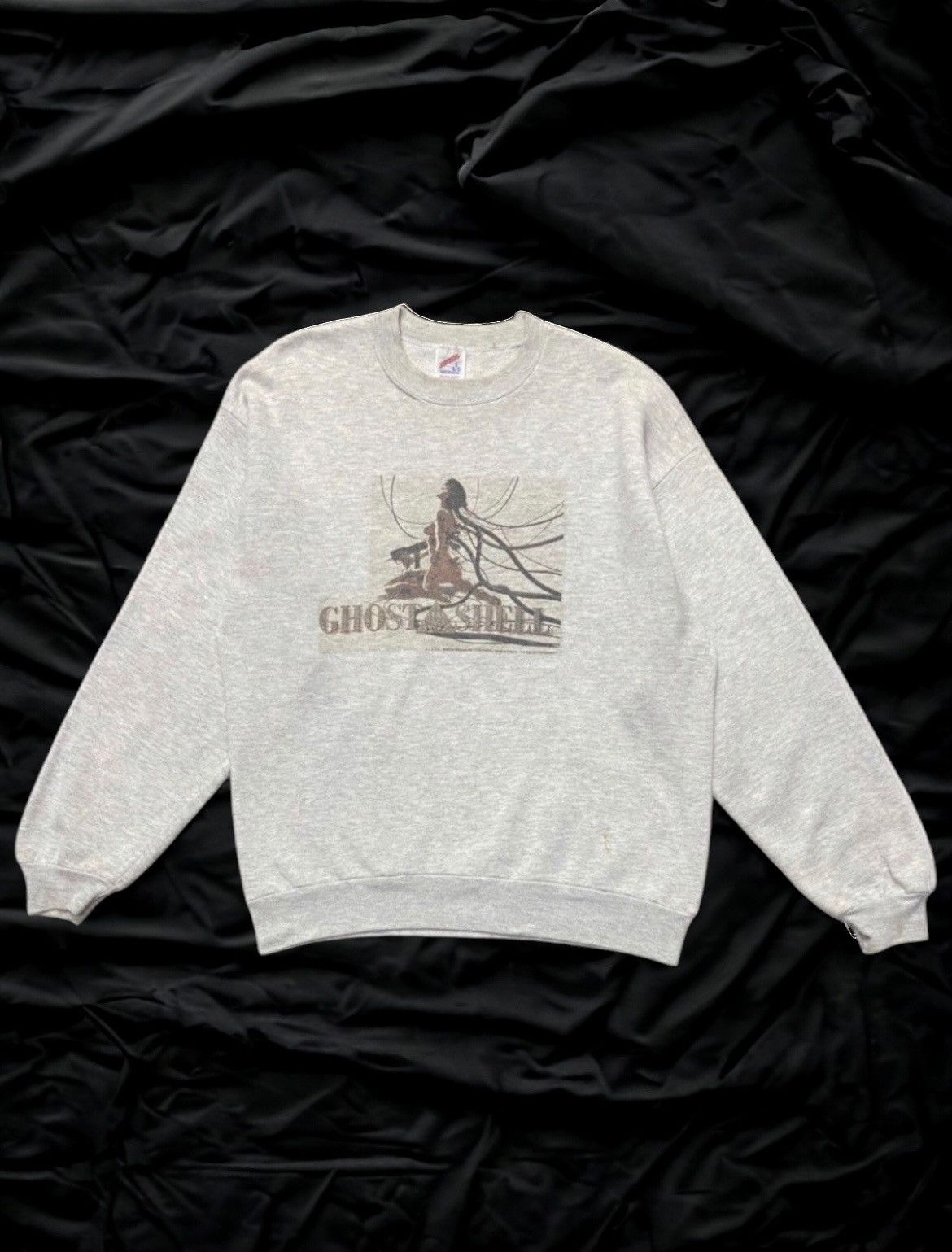 Japanese Brand × Vintage Vintage 90s Ghost In The Shell Motoko Kusanagi Sweatshirt Size US L / EU 52-54 / 3 - 1 Thumbnail