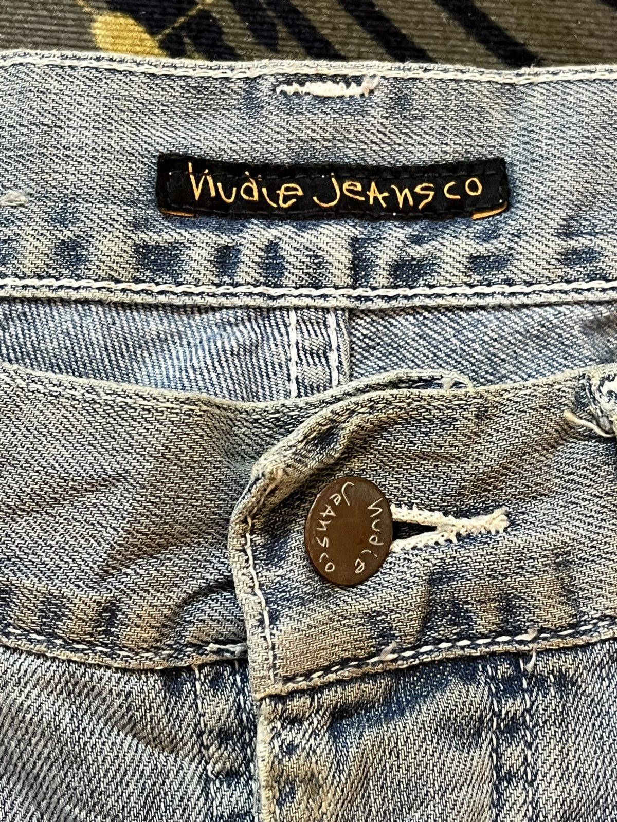 Nudie Jeans Vintage Nudie Faded Button Fly Denim Size US 31 - 10 Thumbnail