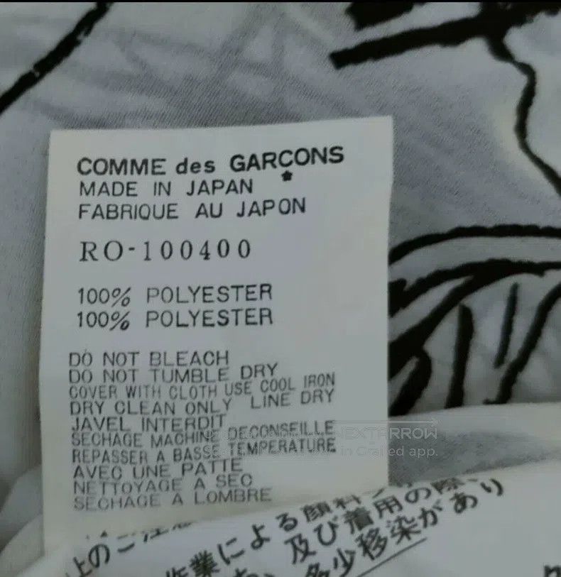 Comme des Garcons Comme Des Garcons Floral tailored extra-long floor-length Size M / US 6-8 / IT 42-44 - 5 Thumbnail