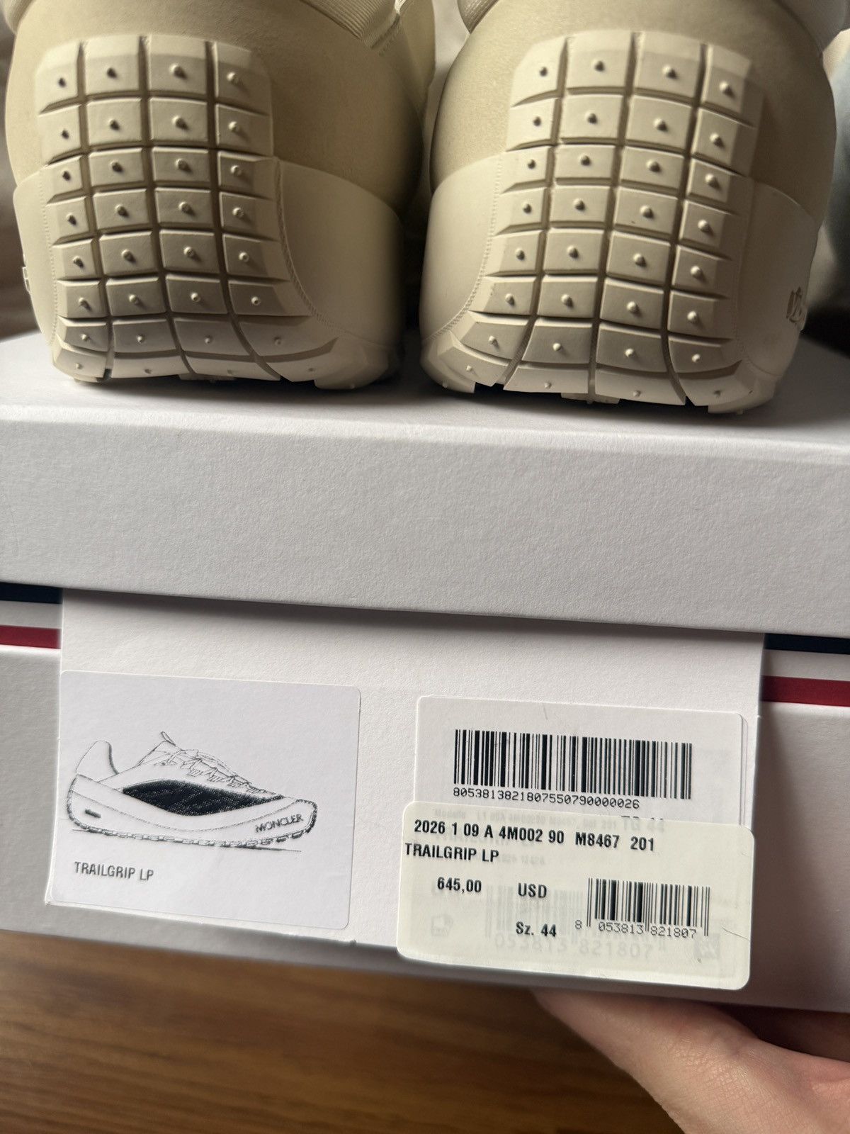 Moncler New! 👟Moncler Trailgrip LP Trail sneakers Size US 11 / EU 44 - 7 Thumbnail
