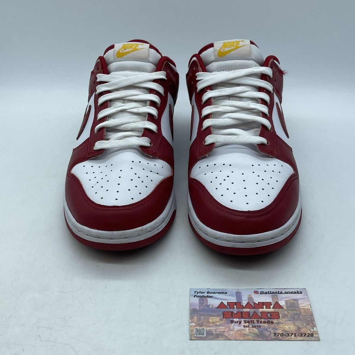 Nike Dunk low gym red Size US 9.5 / EU 42-43 - 2 Thumbnail