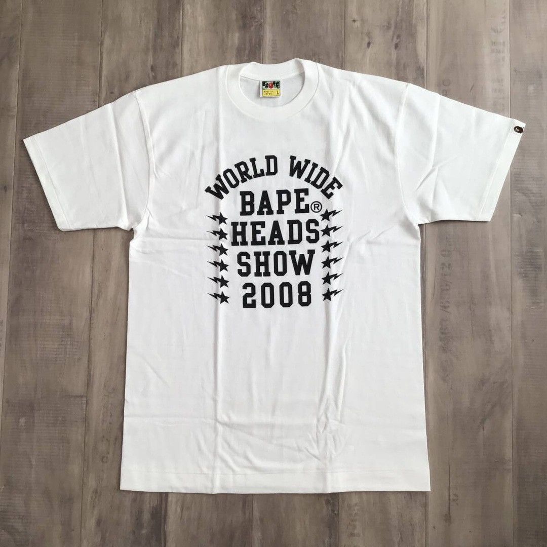 Bape 2008 BAPE HEADS SHOW T-shirt NIGO Pharrell Kanye West NERD Size US L / EU 52-54 / 3 - 2 Thumbnail
