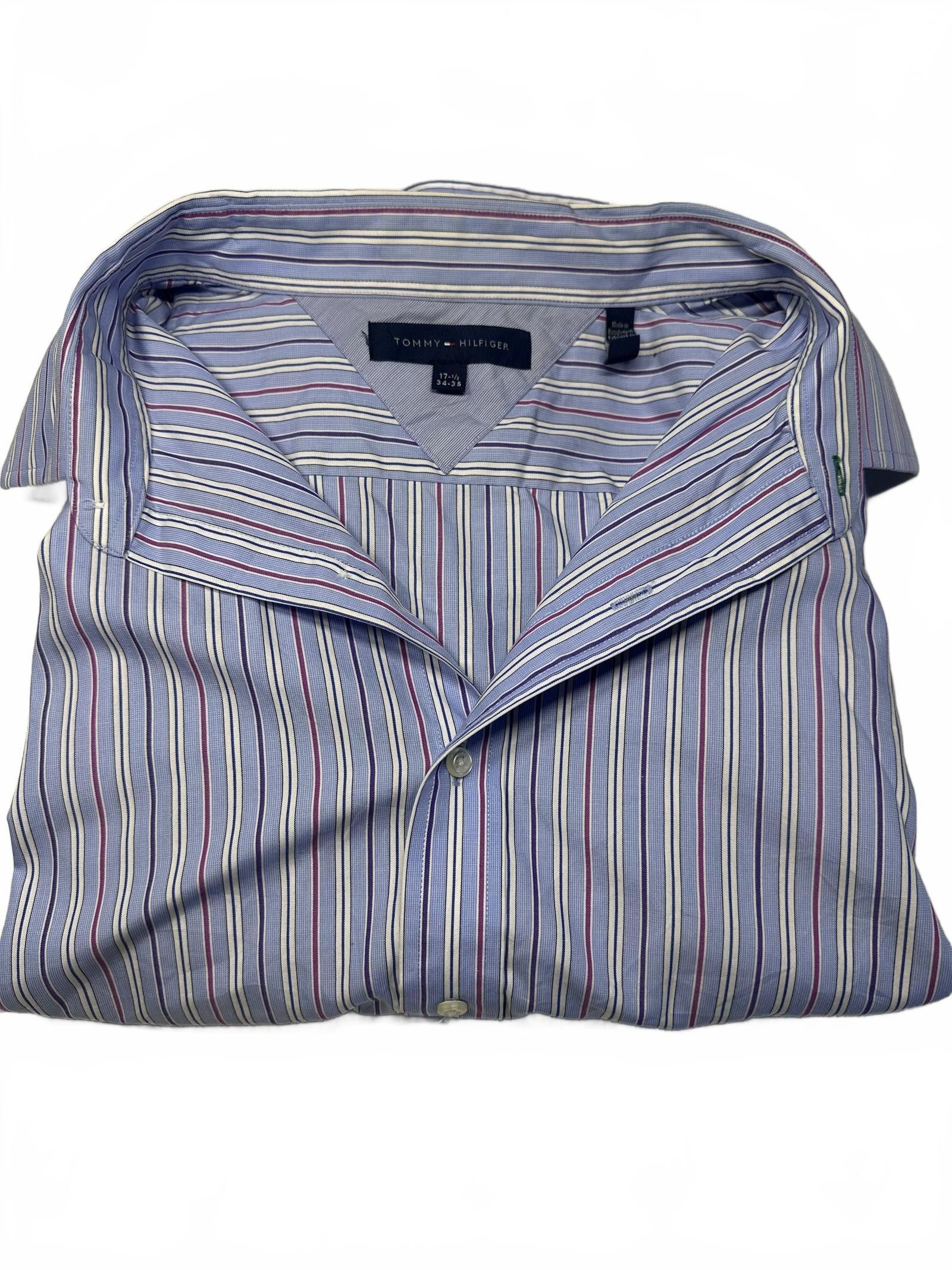Tommy Hilfiger Tommy Hilfiger Striped Button-Up Shirt Size US M / EU 48-50 / 2 - 4 Thumbnail