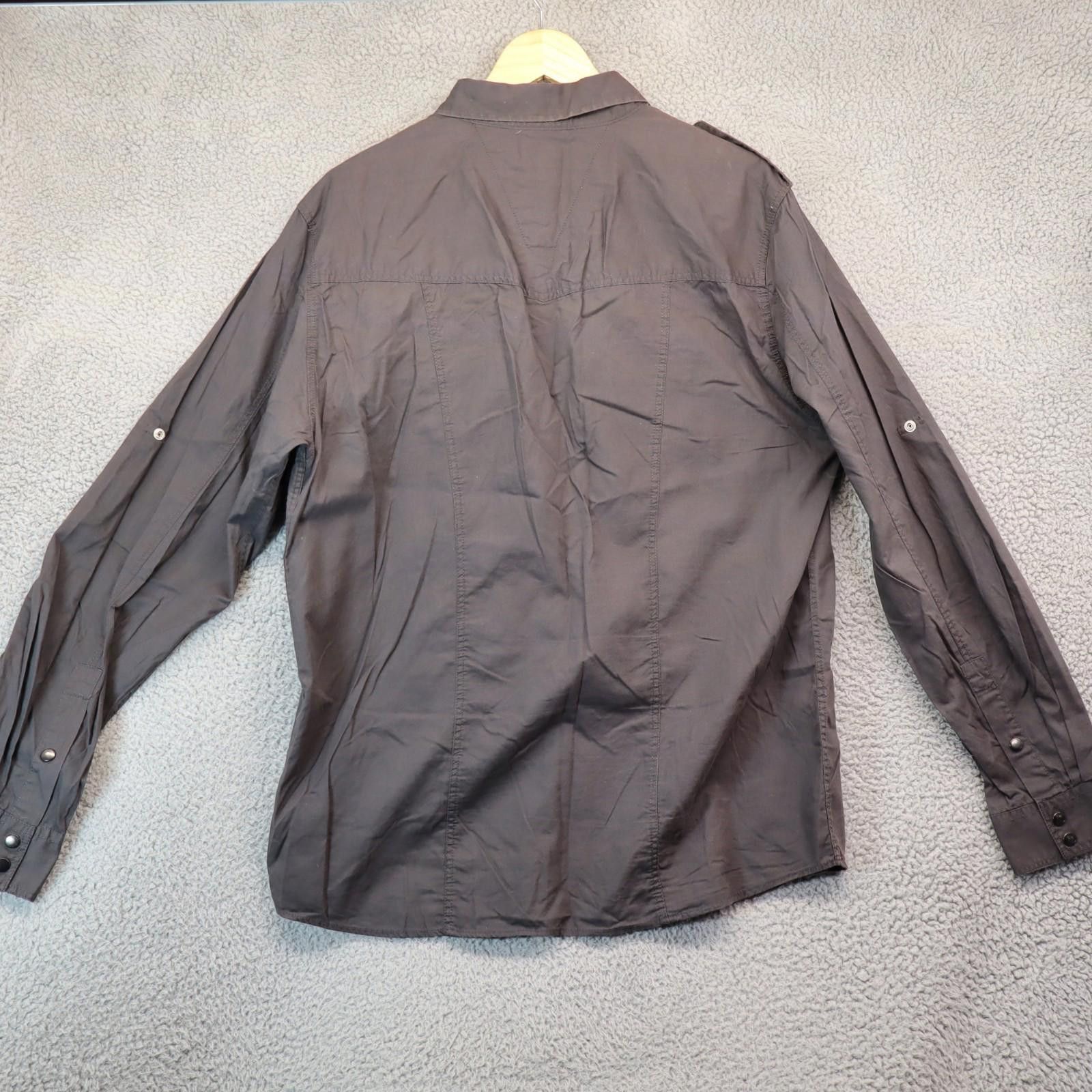 Eighty Eight Vtg Eighty Eight Plat Men XL LS Distress Embroidered Cotton Size US XL / EU 56 / 4 - 8 Thumbnail