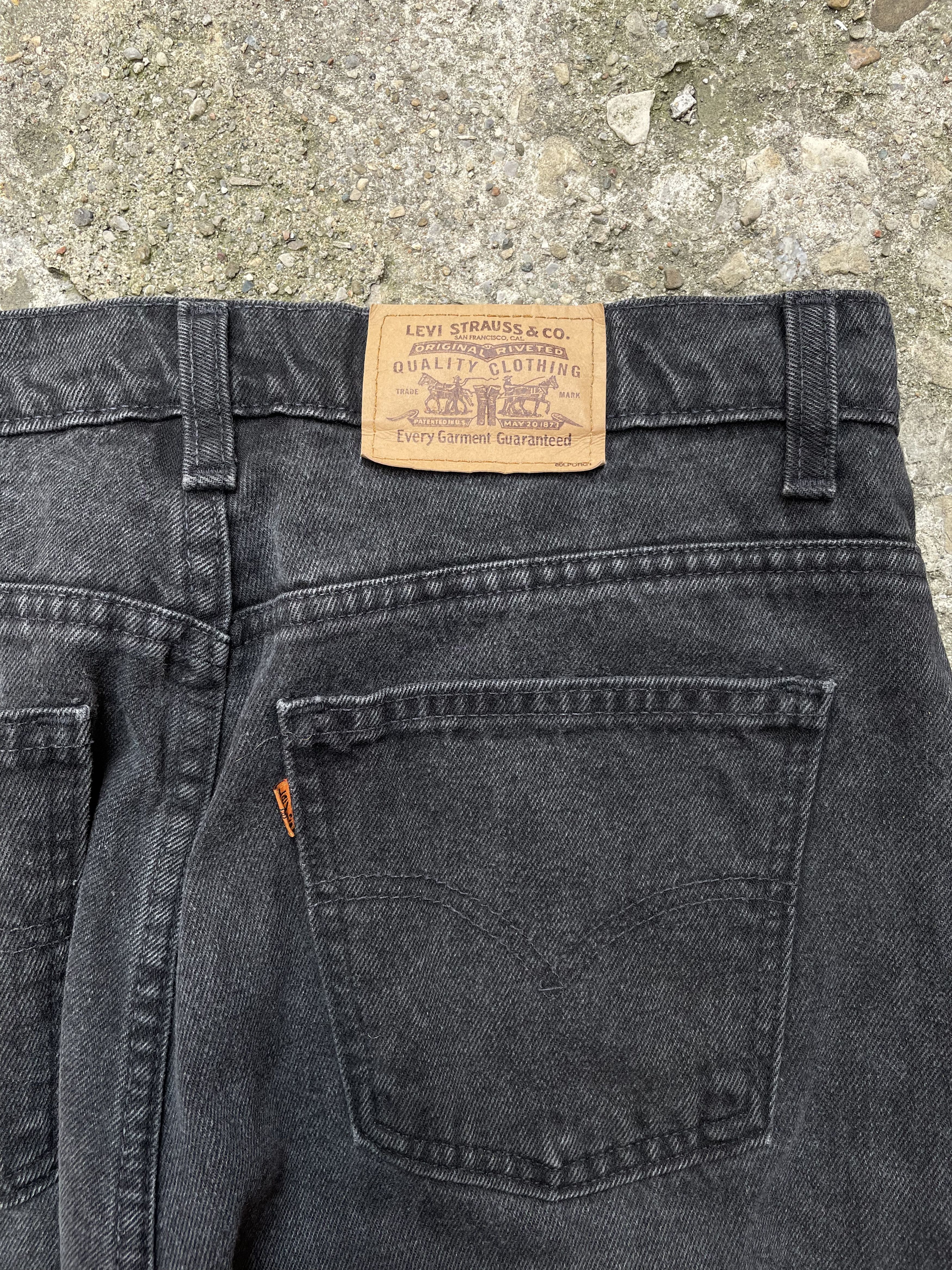 Levi's × Vintage VTG 1990's Levi's 622 Orange Tab Denim Jeans Size US 32 / EU 48 - 6 Thumbnail
