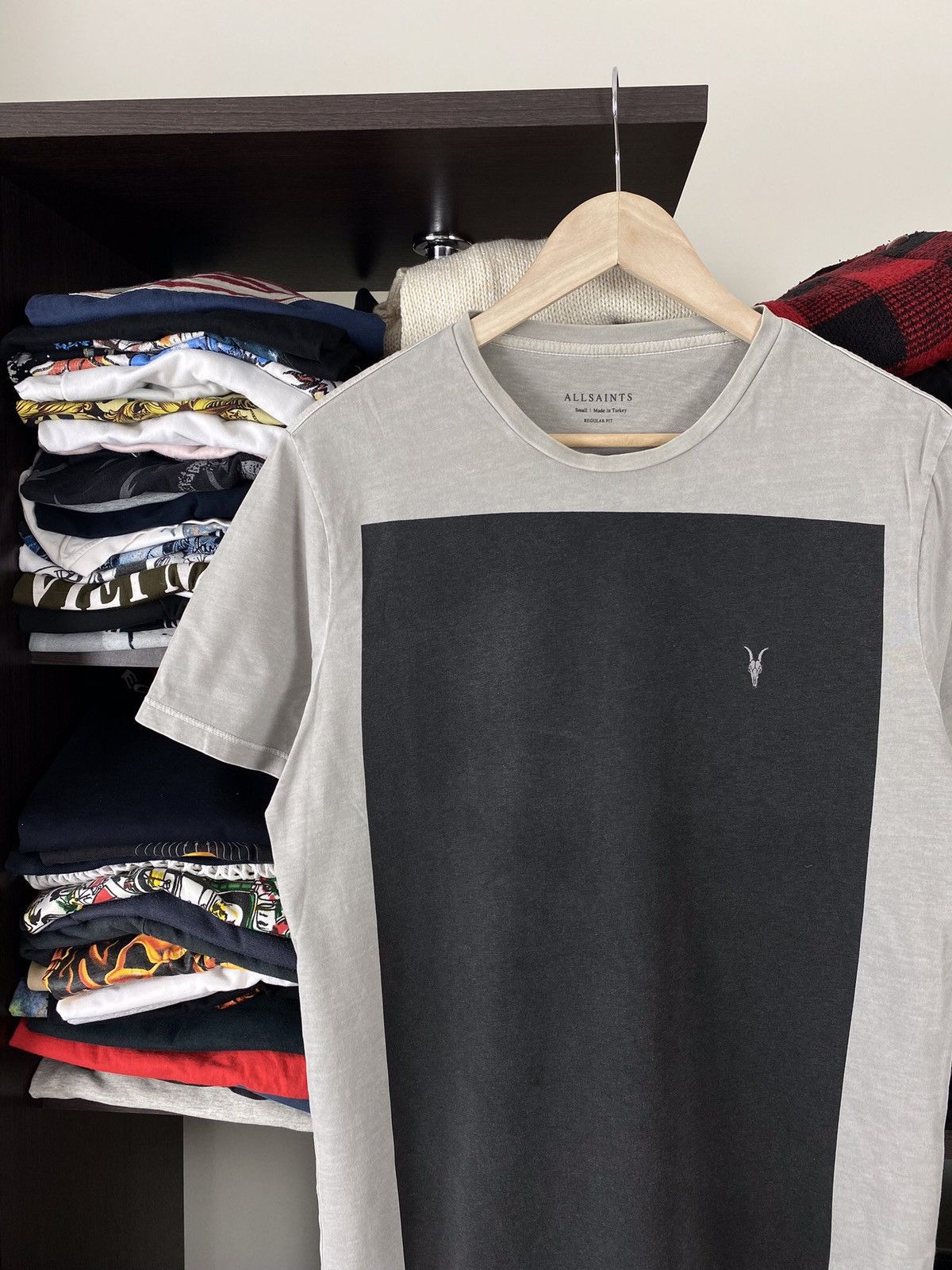 Allsaints × Vintage Vintage Y2K Allsaints Tee Logo Luxury Size US S / EU 44-46 / 1 - 3 Thumbnail