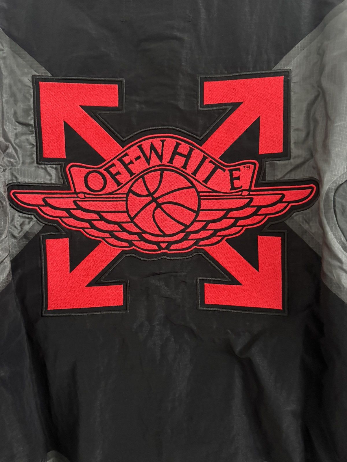 Jordan Brand × Off-White Air Jordan Off White Windbreaker Size Small Size US S / EU 44-46 / 1 - 3 Thumbnail