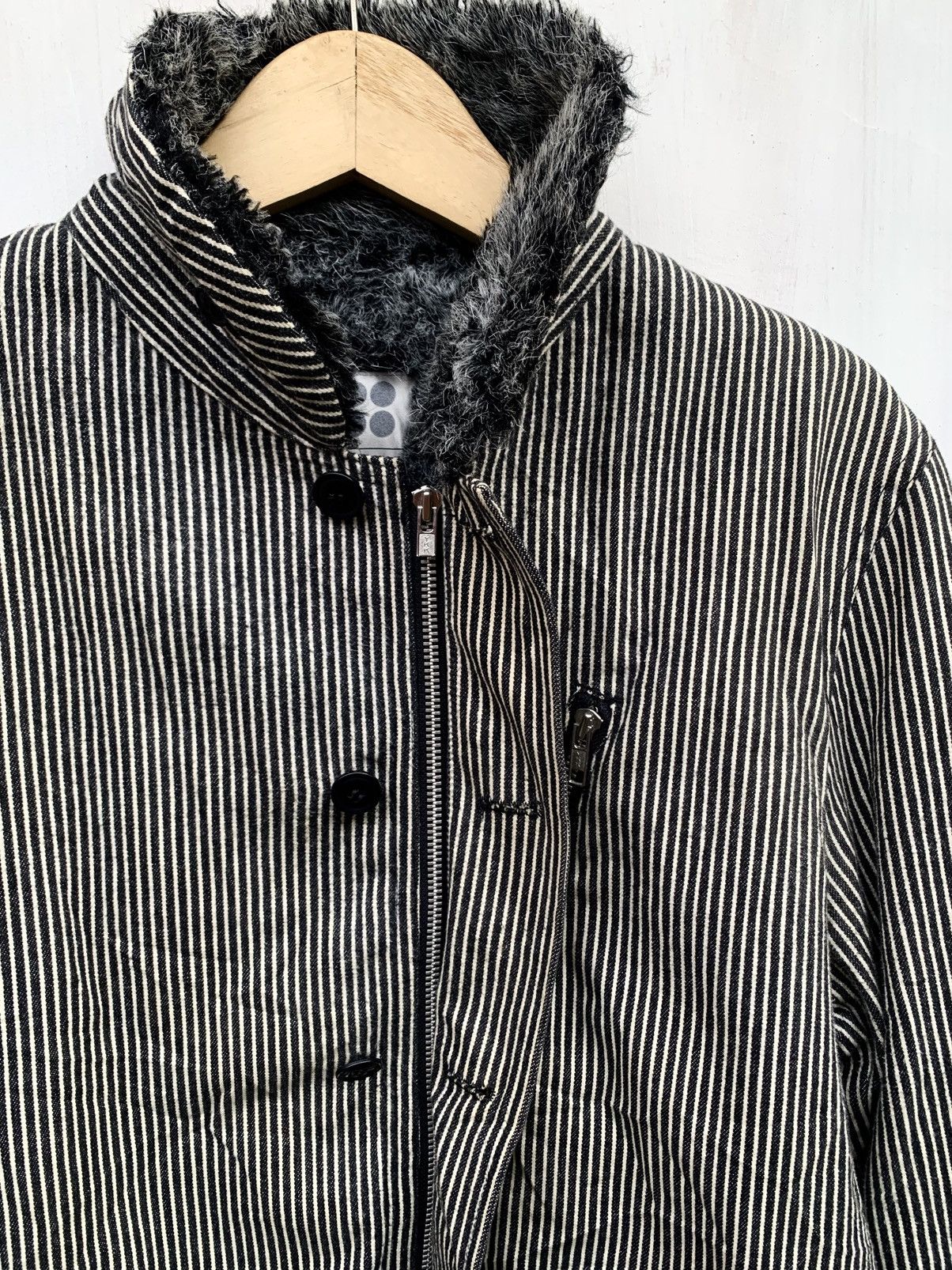 Takeo Kikuchi Takeo kikuchi fur lining hickory N1 deck jacket Size US L / EU 52-54 / 3 - 2 Thumbnail