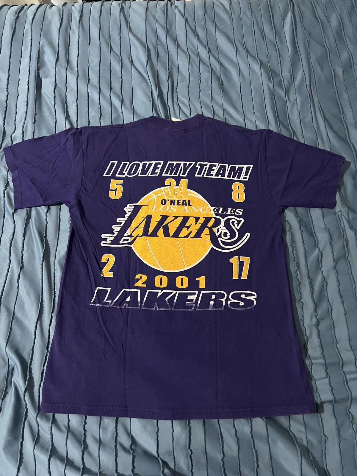 NBA Vintage 2001 Lakers T-Shirt Back to Back Size US M / EU 48-50 / 2 - 2 Thumbnail