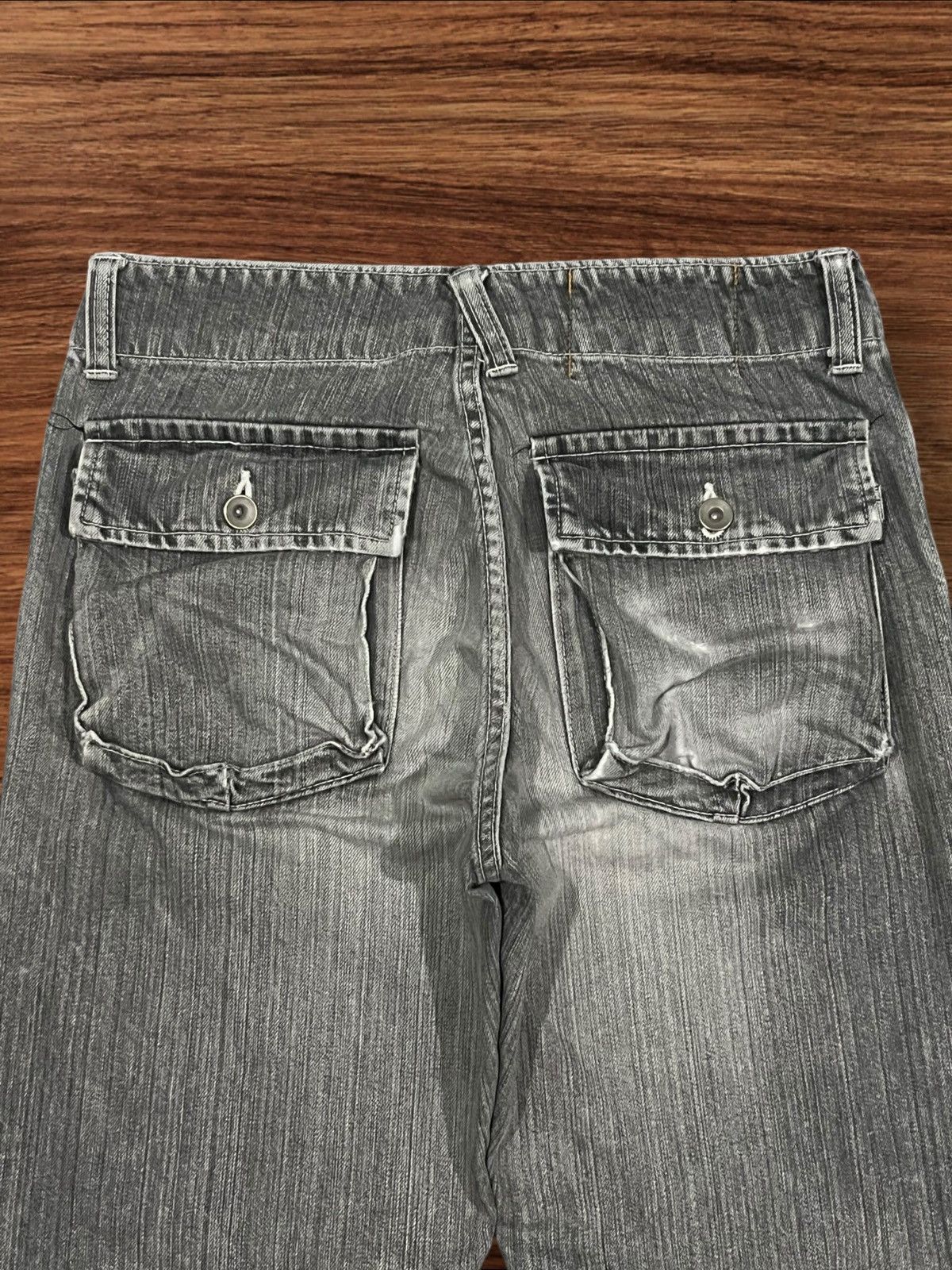 Johnbull Vintage Japanese John Bull Distressed Military Baker Jeans Size US 29 - 8 Thumbnail