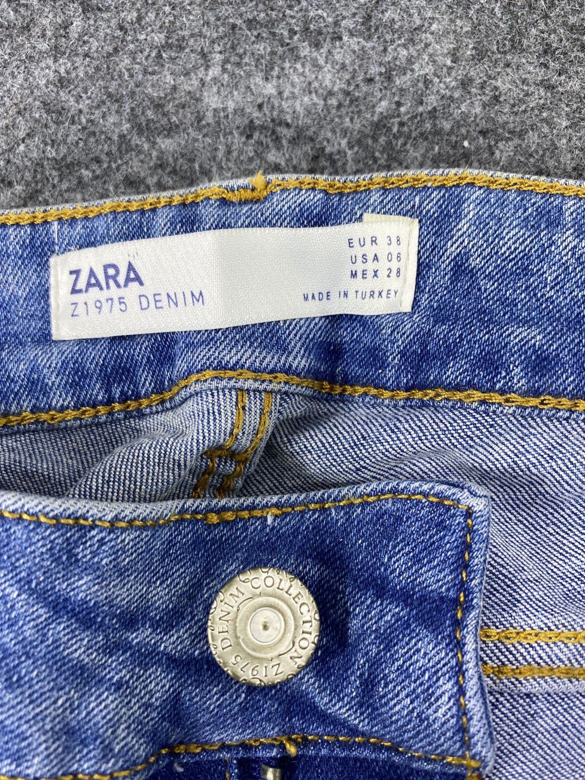 Jean × Zara Zara Side Stripe Skinny Blue Wash Jeans-J1136 Size 26" / US 2 / IT 38 - 9 Thumbnail