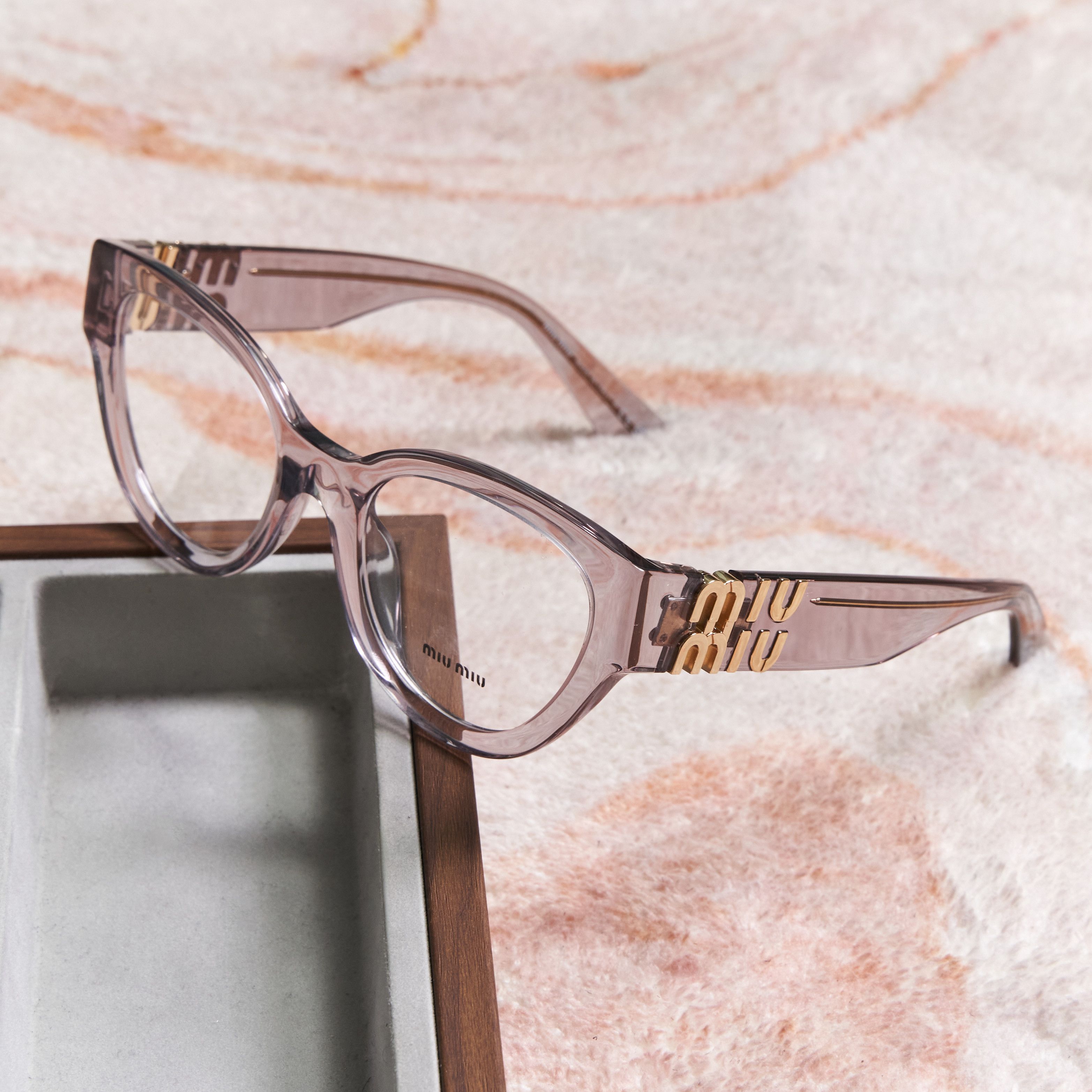 Miu Miu MIU MIU MU 01VV 12W1O1 Eyeglasses Size ONE SIZE - 1 Thumbnail