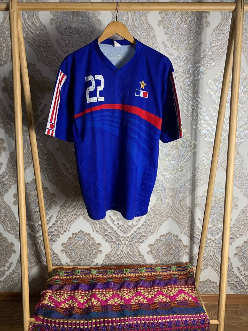 Vintage VERY RARE RIBÉRY FRANCE SOCCER JERSEY BLOKECORE RETRO Y2K Size US XL / EU 56 / 4 - 2 Thumbnail