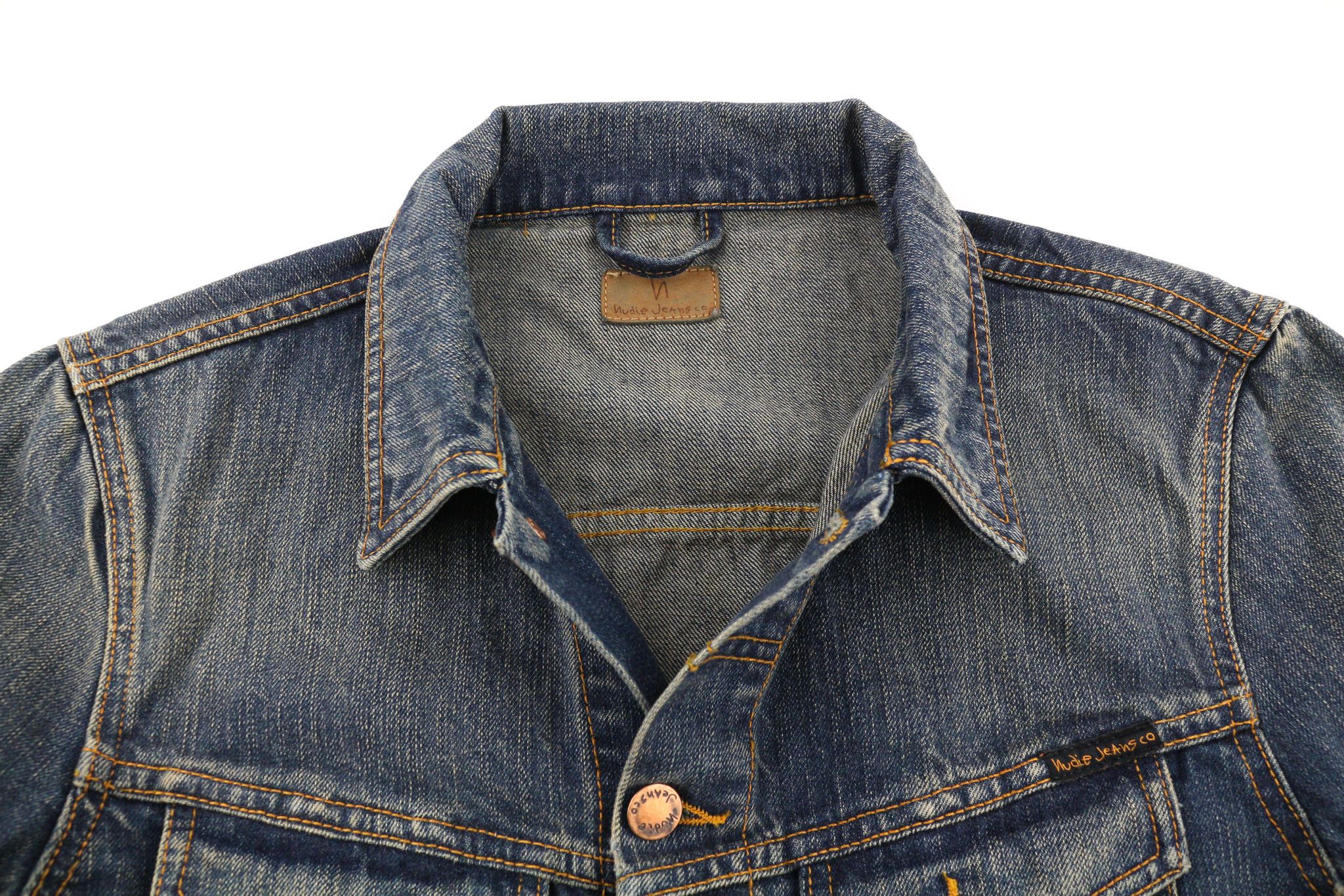 Nudie Jeans BILLY DARK AUTHENTIC DENIM S Blue Denim Jacket 80392 Size US S / EU 44-46 / 1 - 4 Thumbnail