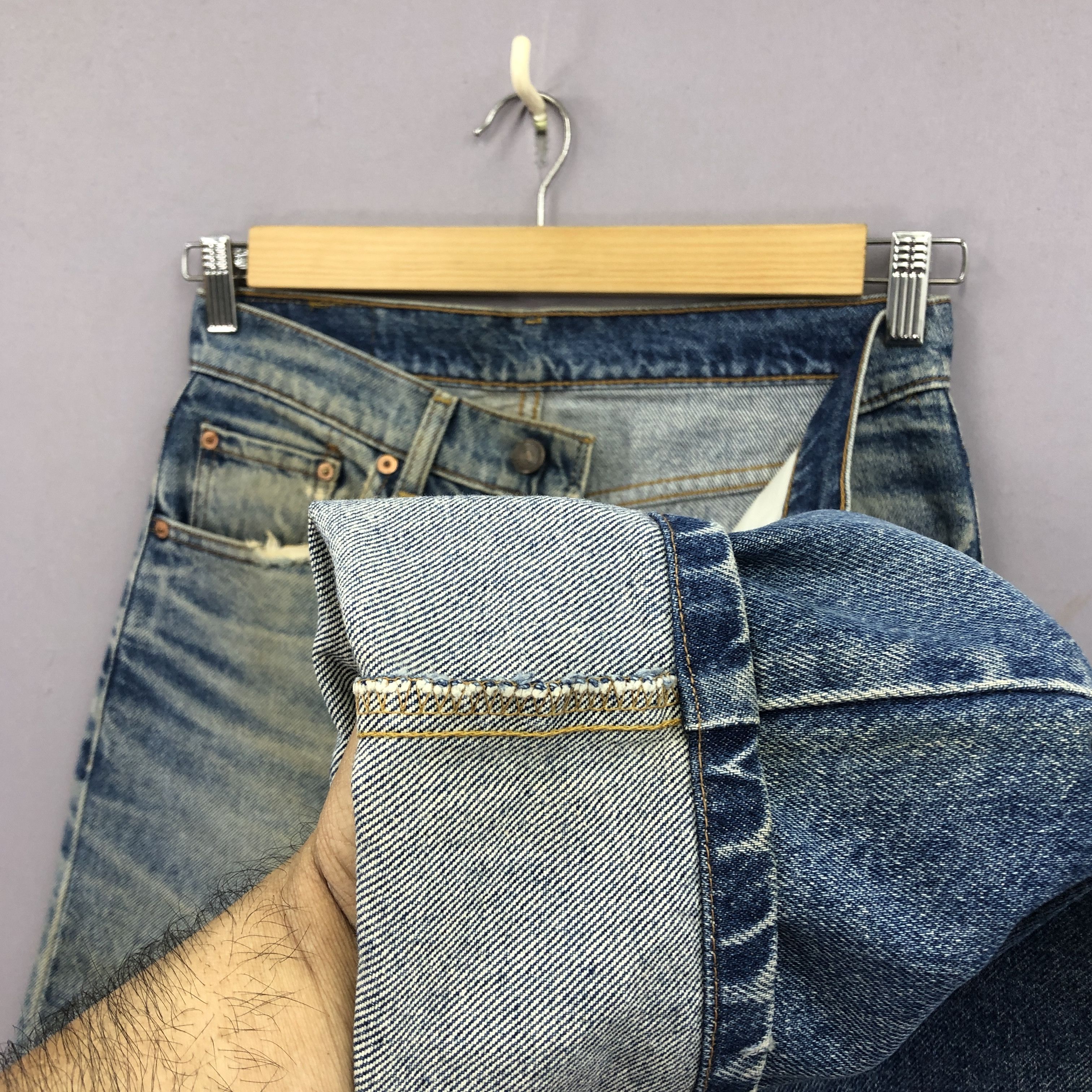 Levi's Vintage Y2K Levis Stone Wash Jeans Levi's Faded Denim Size 28" / US 6 / IT 42 - 8 Thumbnail